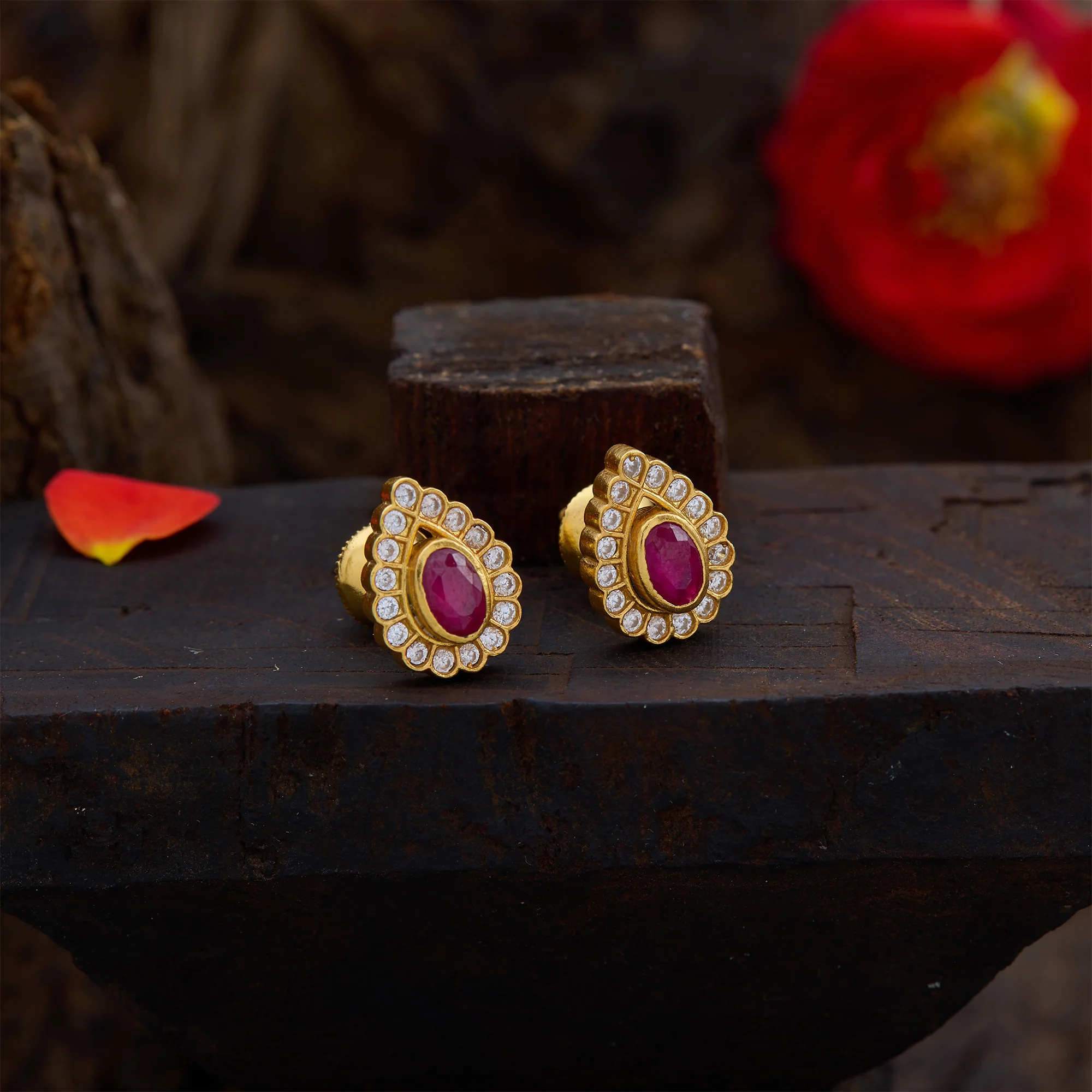 Malvika Blooms Studs - Image 2