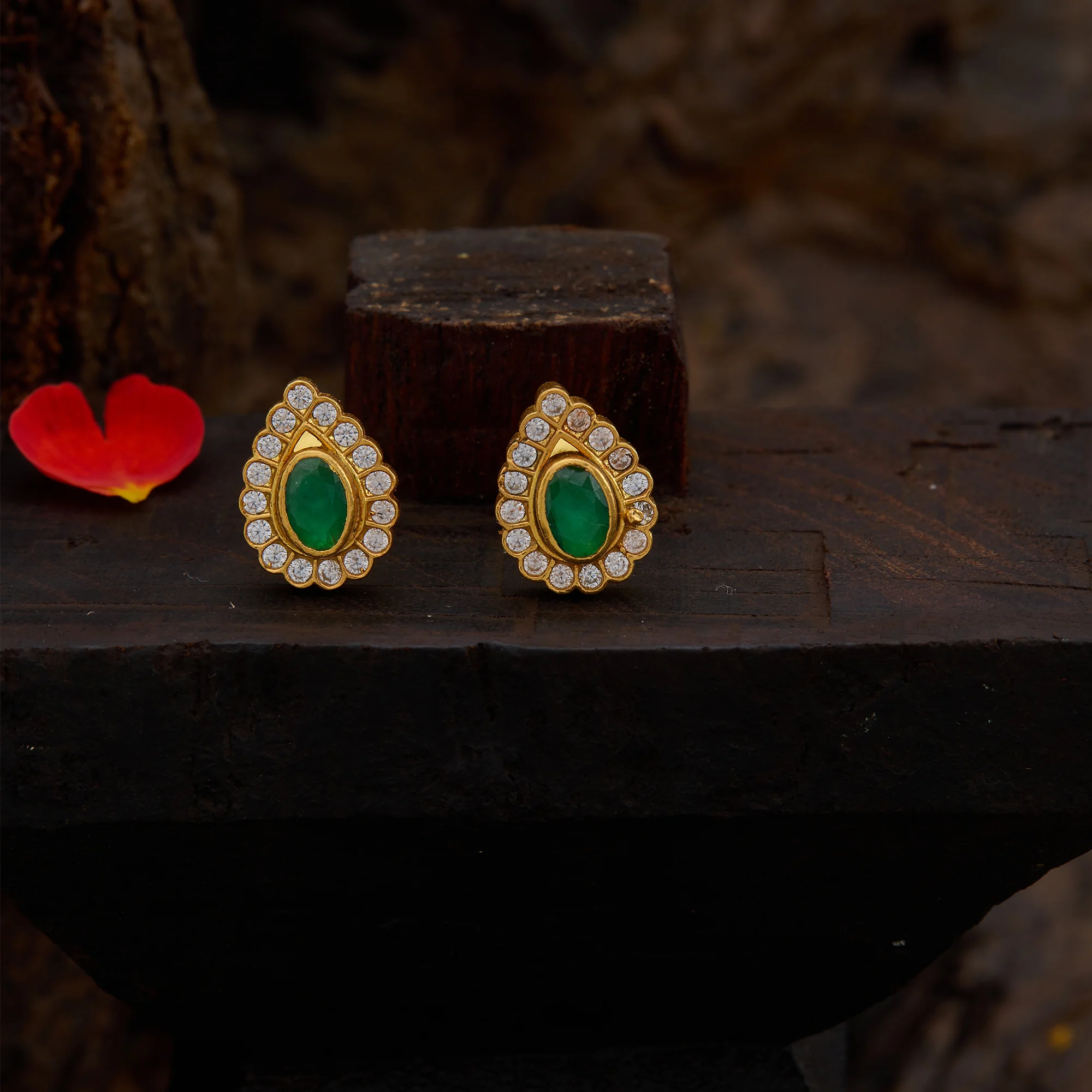 Malvika Blooms Studs - Image 4