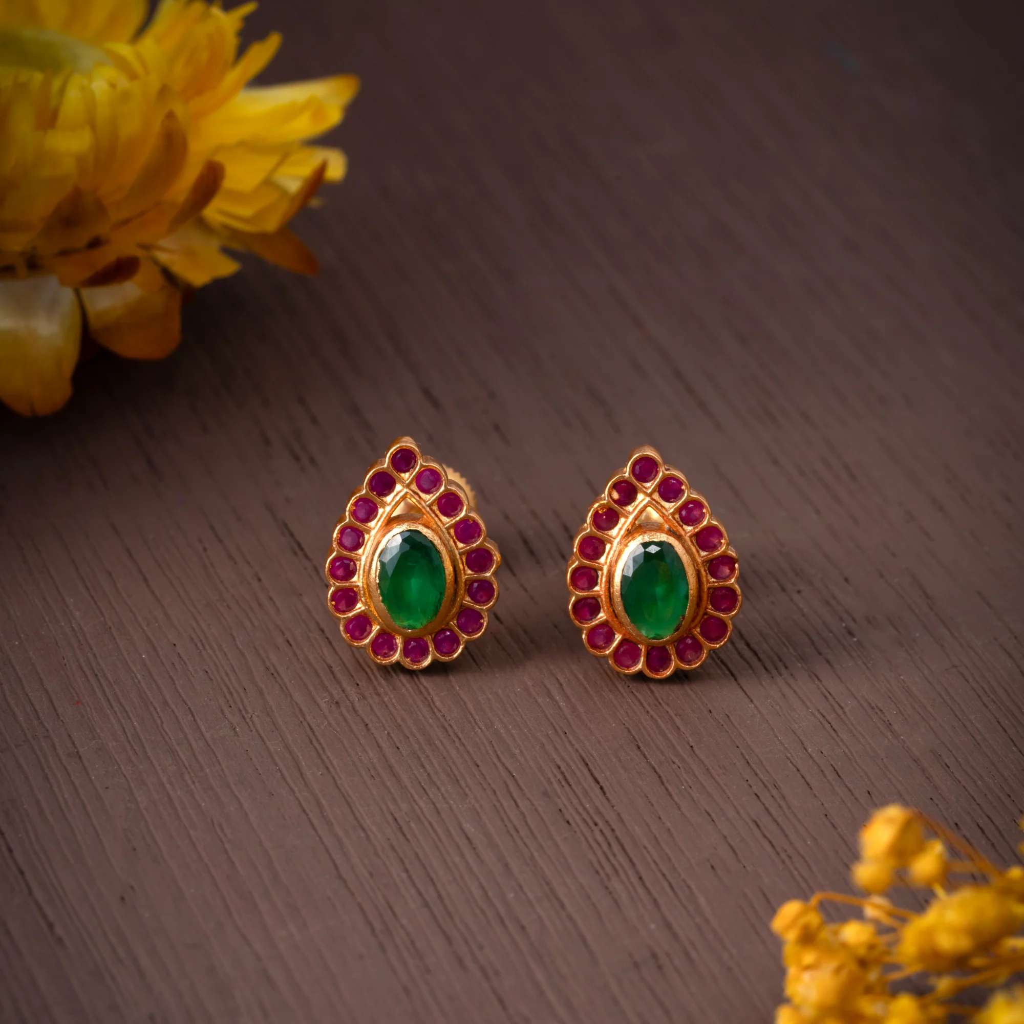 Malvika Blooms Studs - Image 7