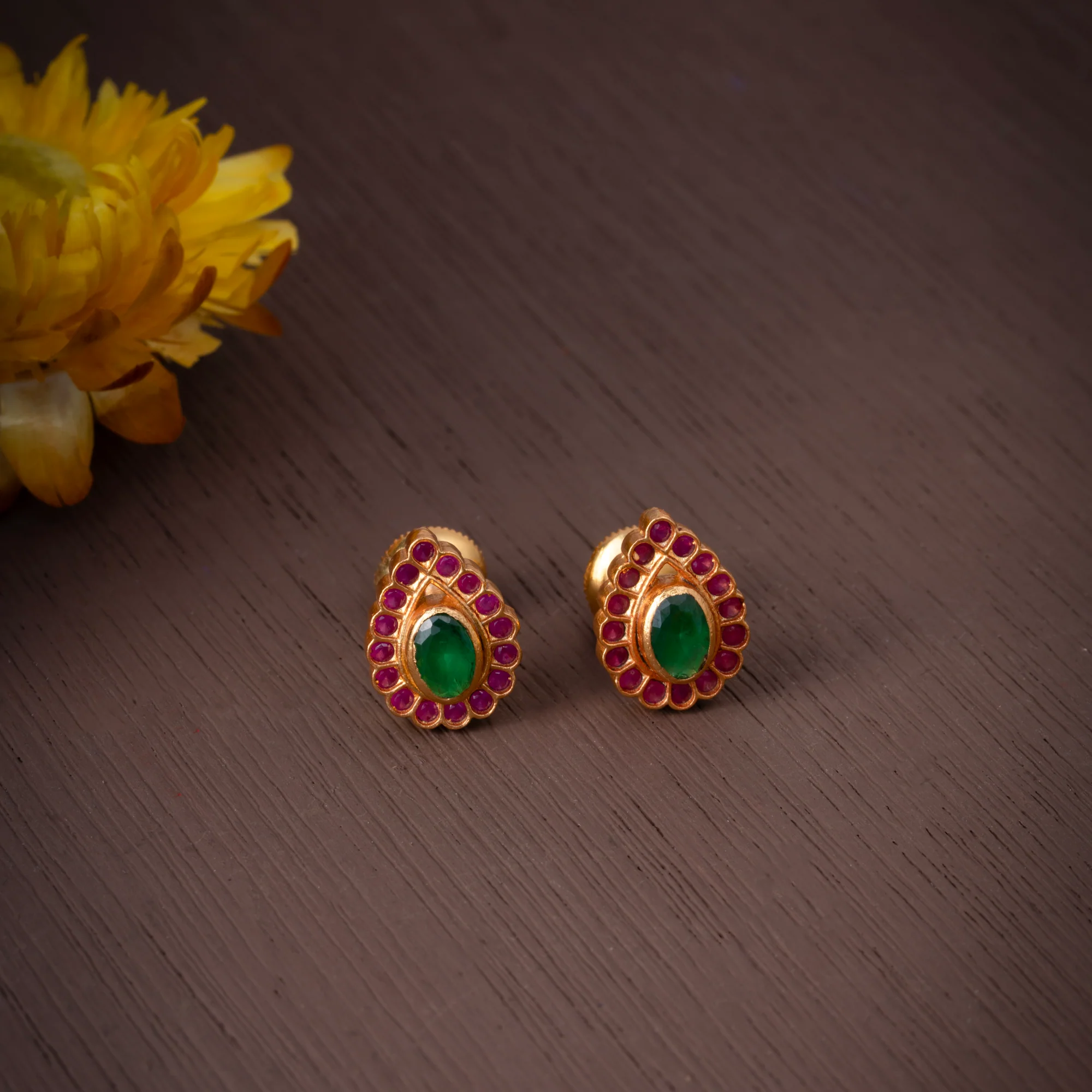 Malvika Blooms Studs - Image 8