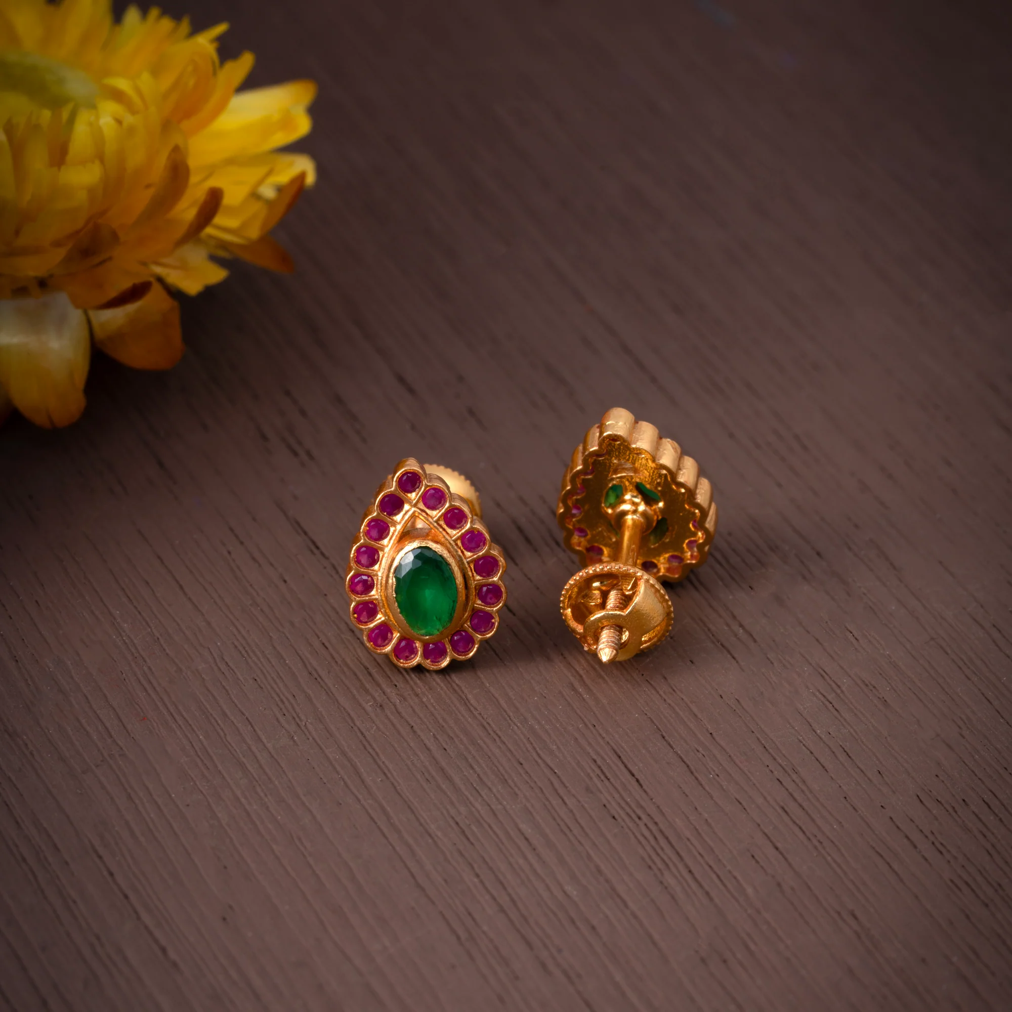 Malvika Blooms Studs - Image 9