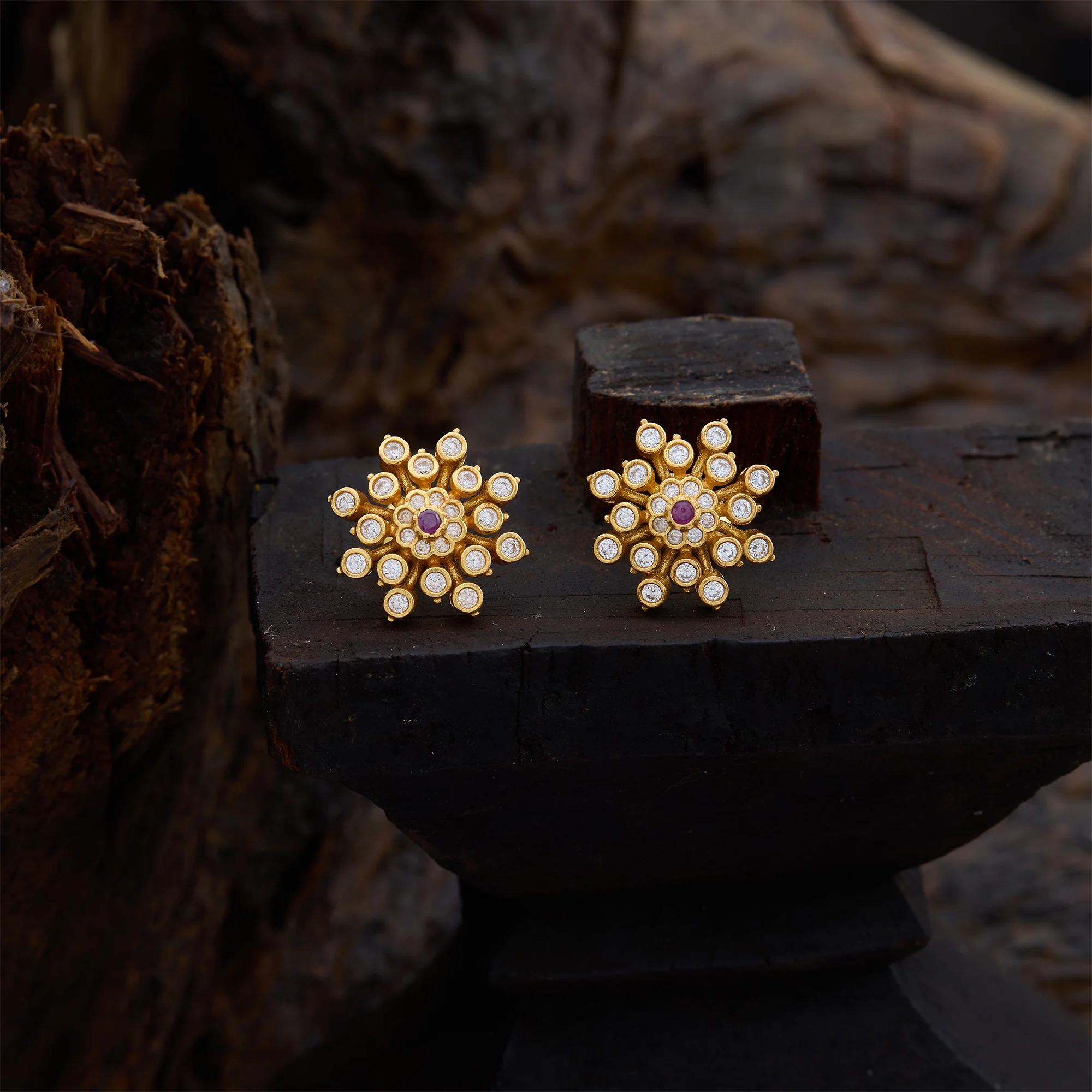 Zarisha CZ Stud Earrings