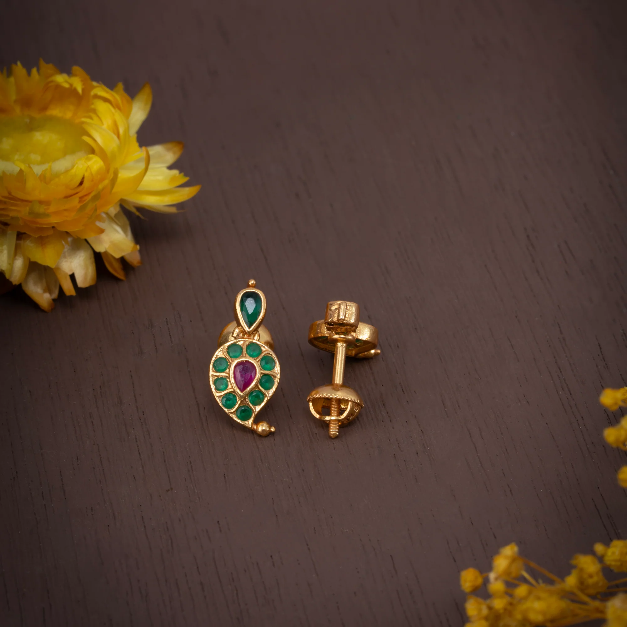 Amraja Stud Earrings - Image 3