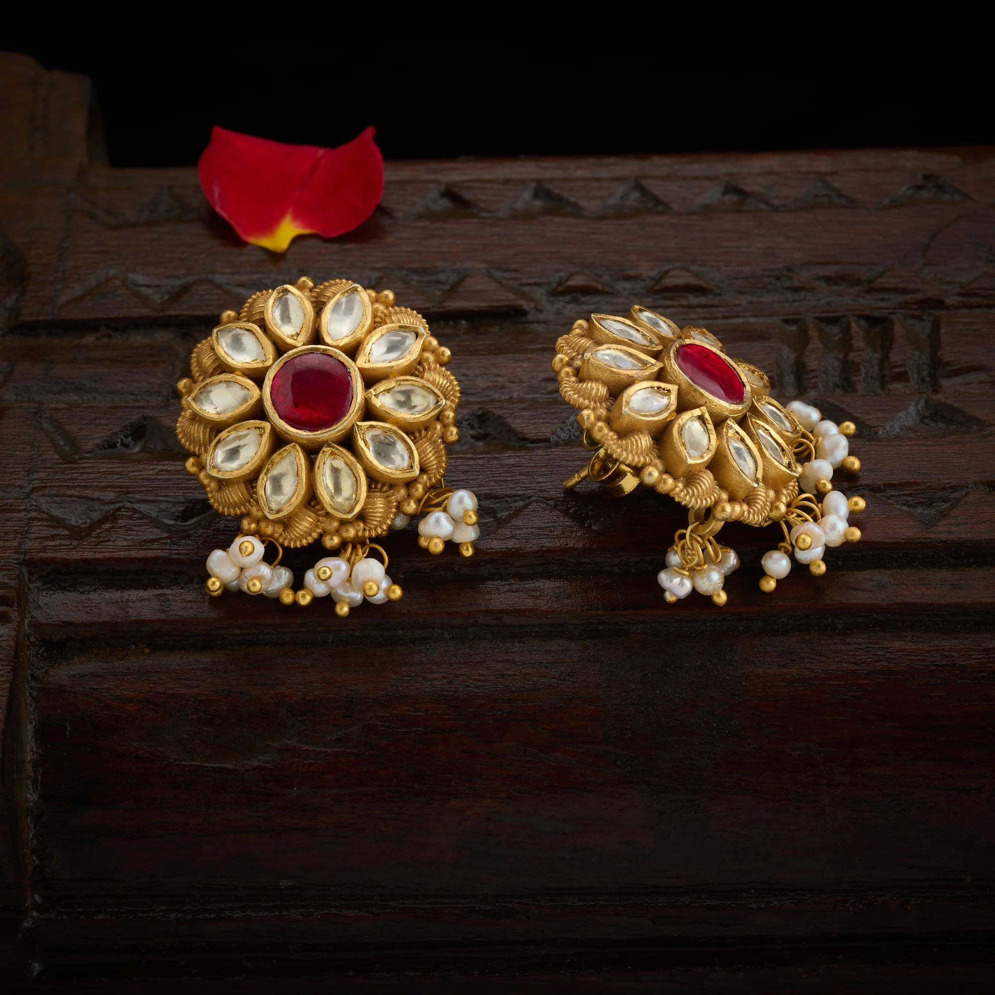 Arunodaya Stud Earrings - Image 2