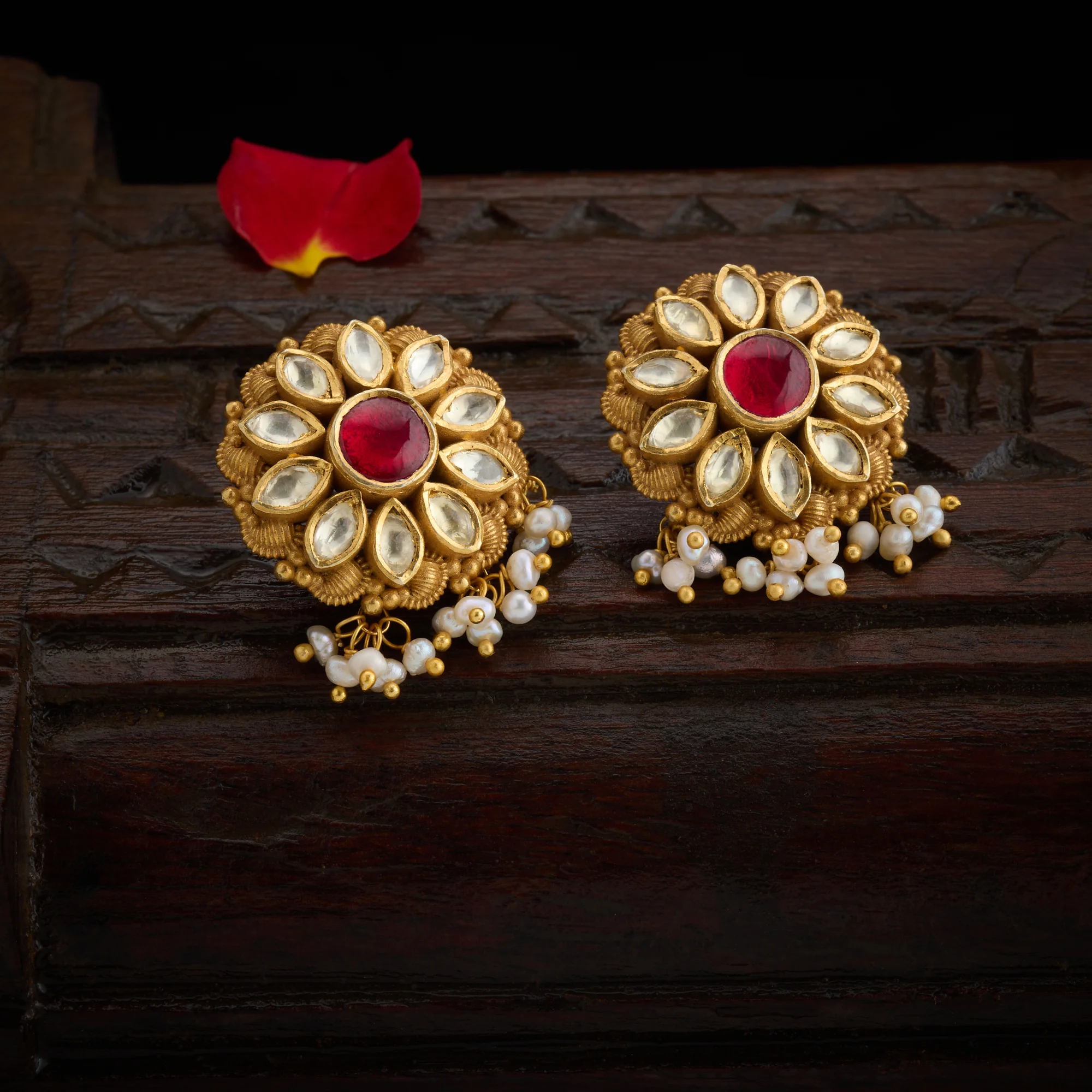 Arunodaya Stud Earrings - Image 3