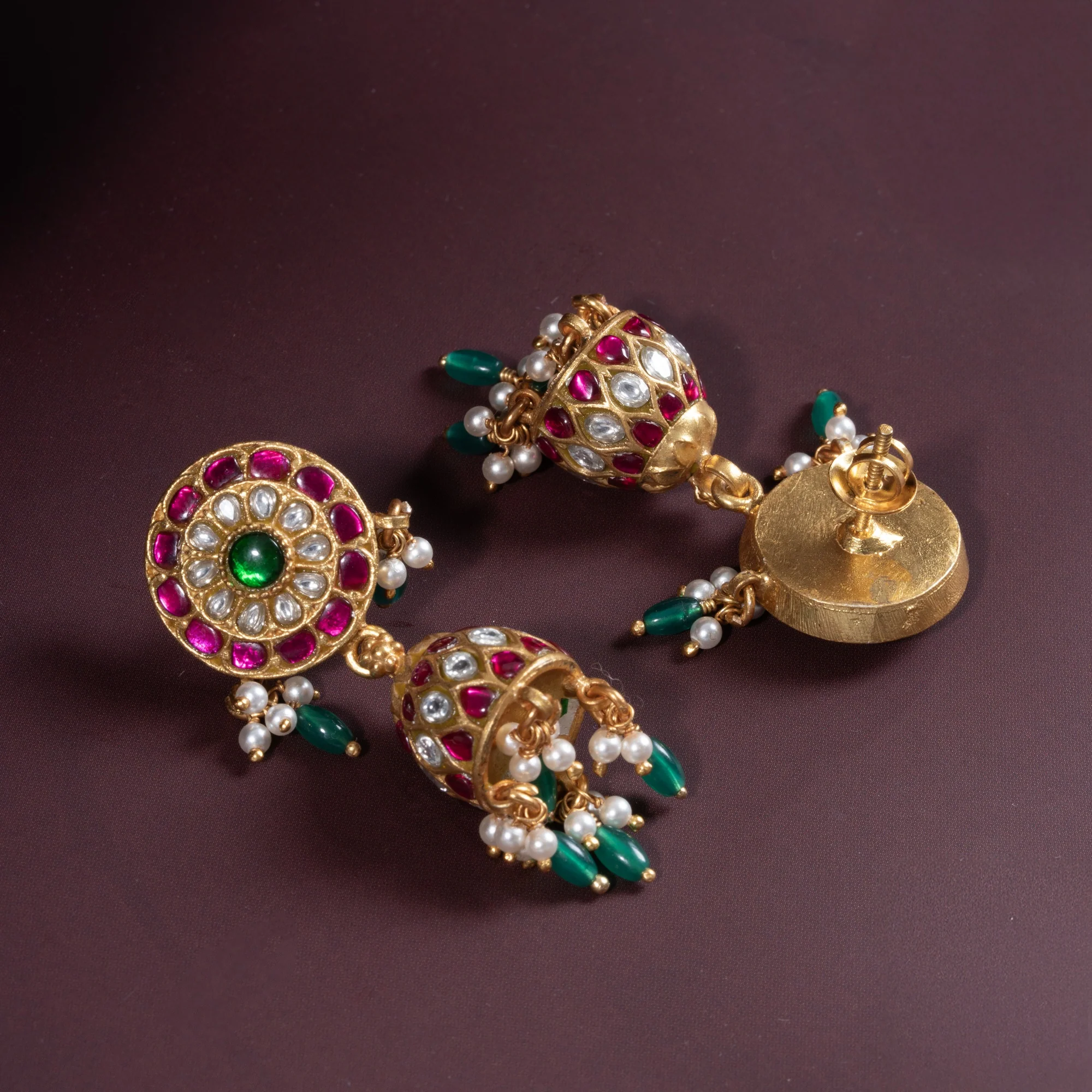 Aurika Bloom Jhumki - Image 2