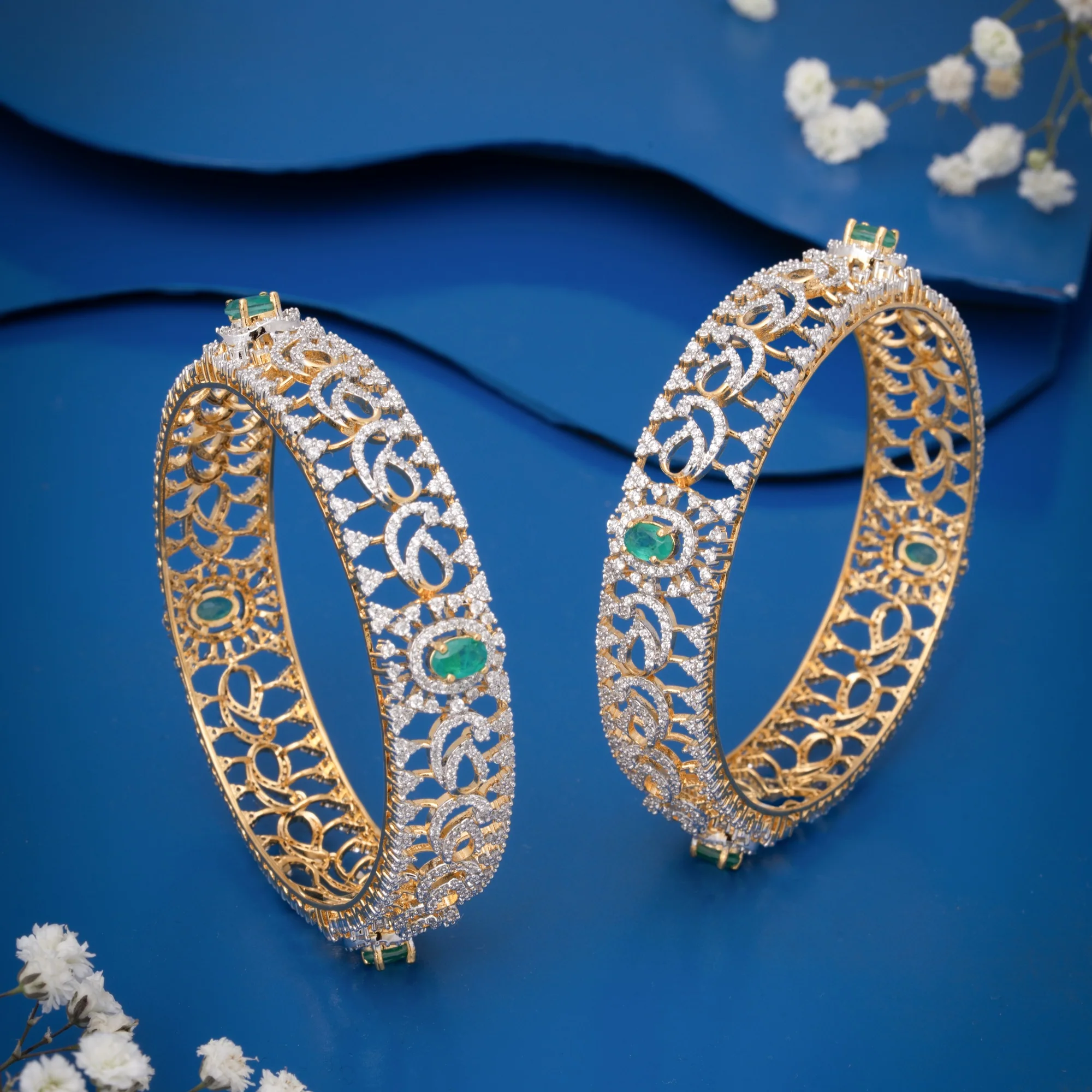 CZ Ovala Bangles - Image 3
