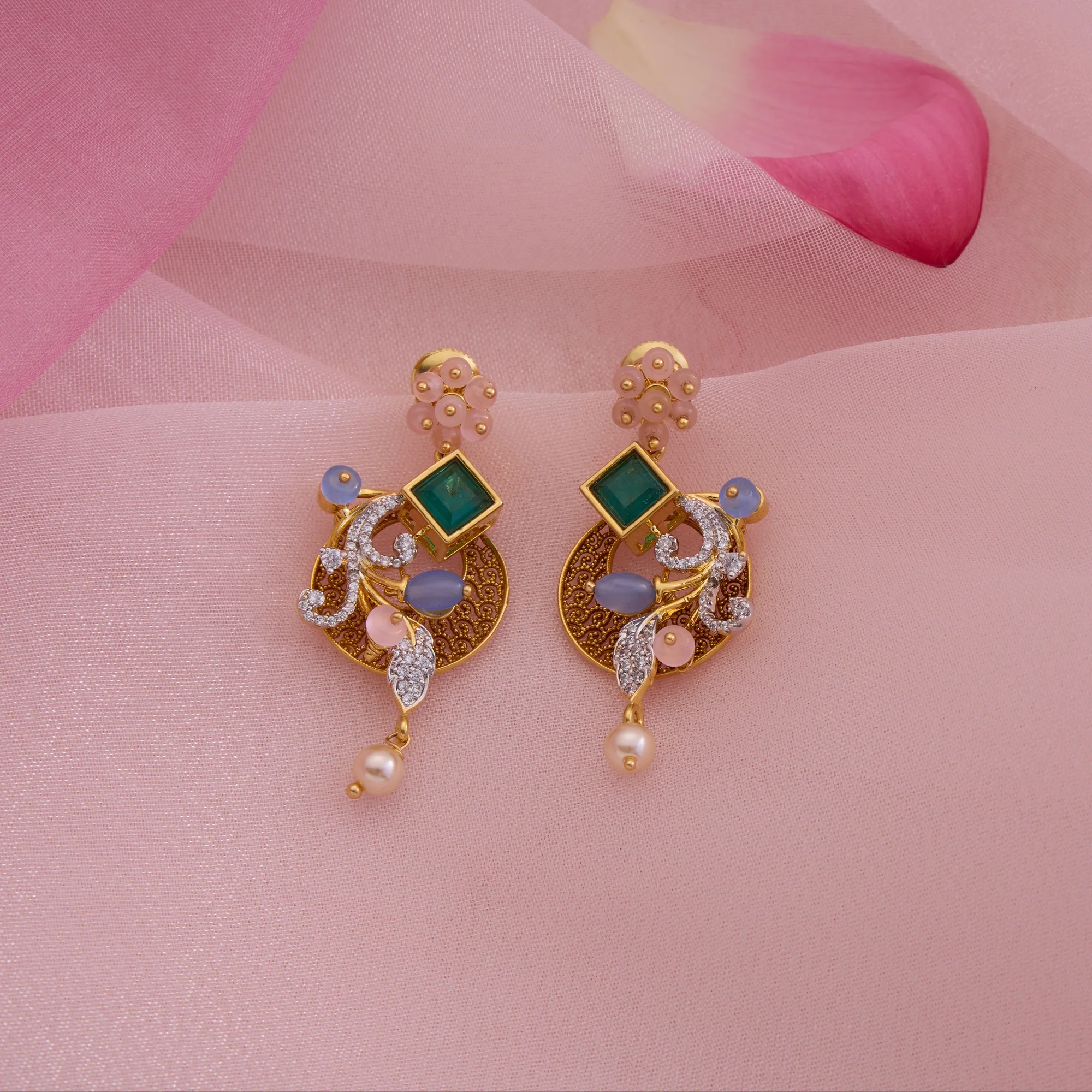 Blushette CZ Necklace Set - Image 2
