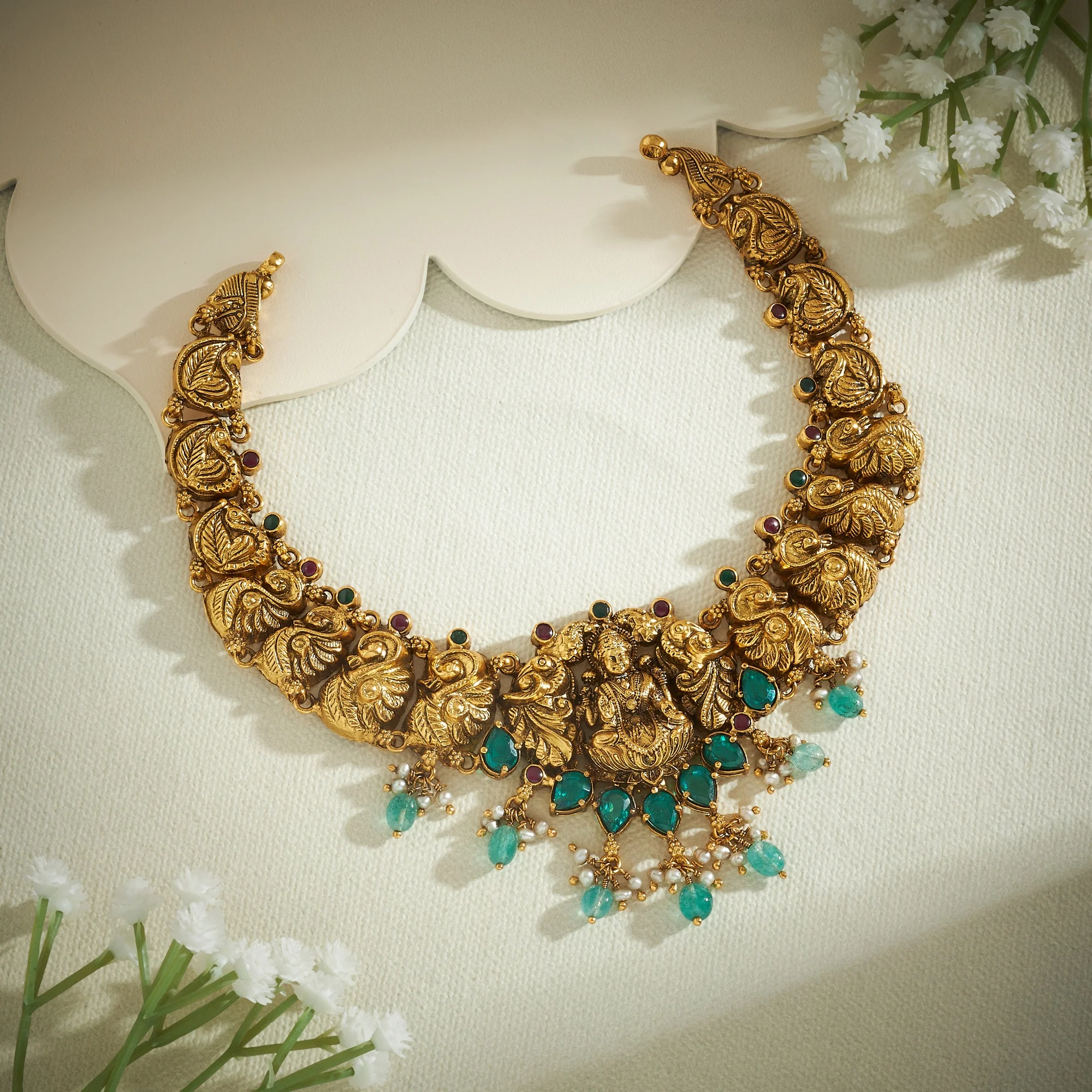 Charulika Temple Necklace