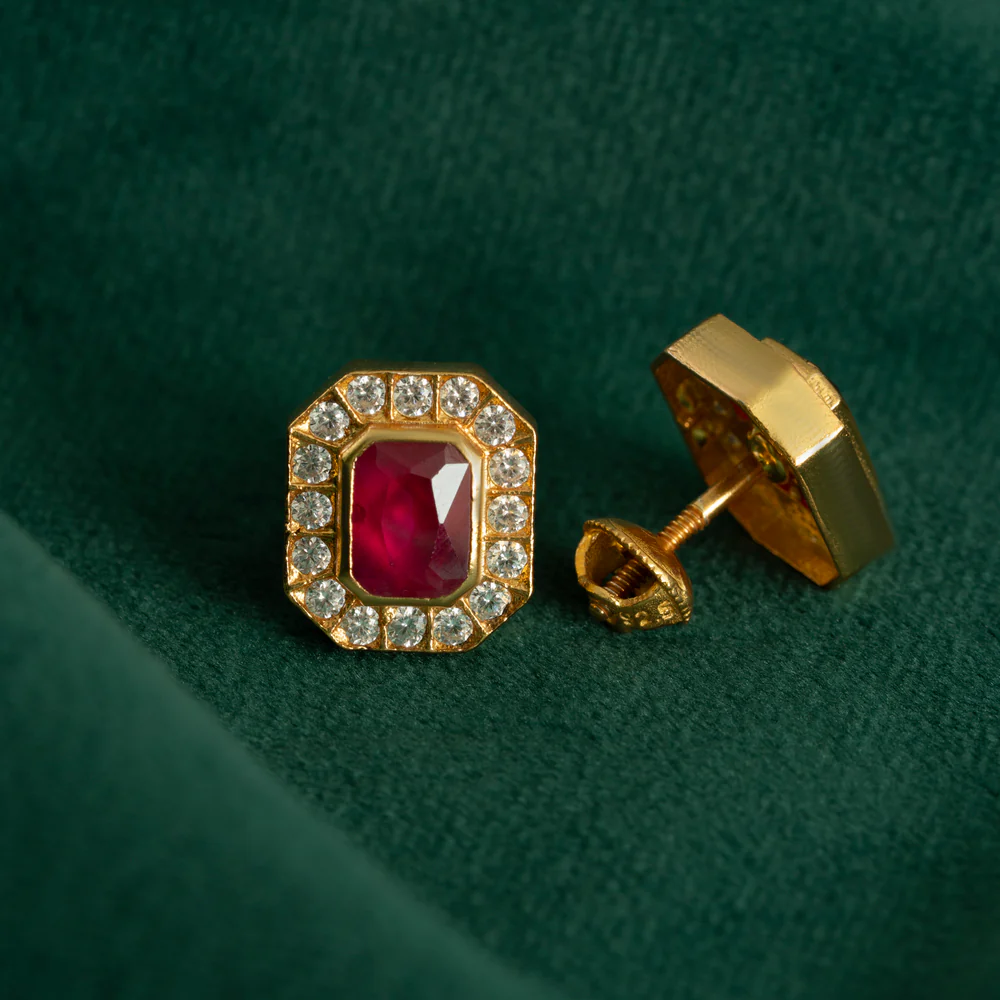 Crimson Spark Studs - Image 3