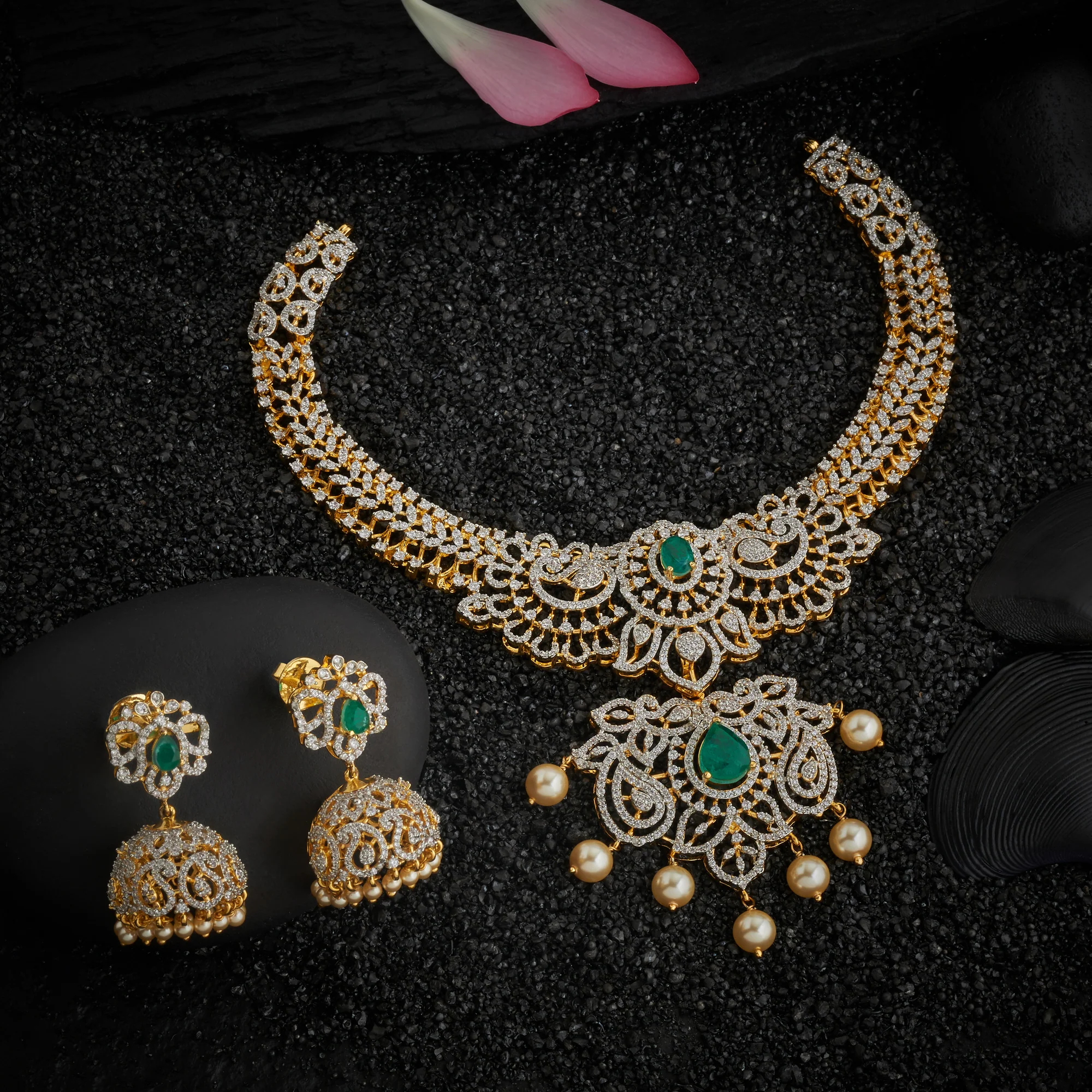 Czovella Cz Necklace Set