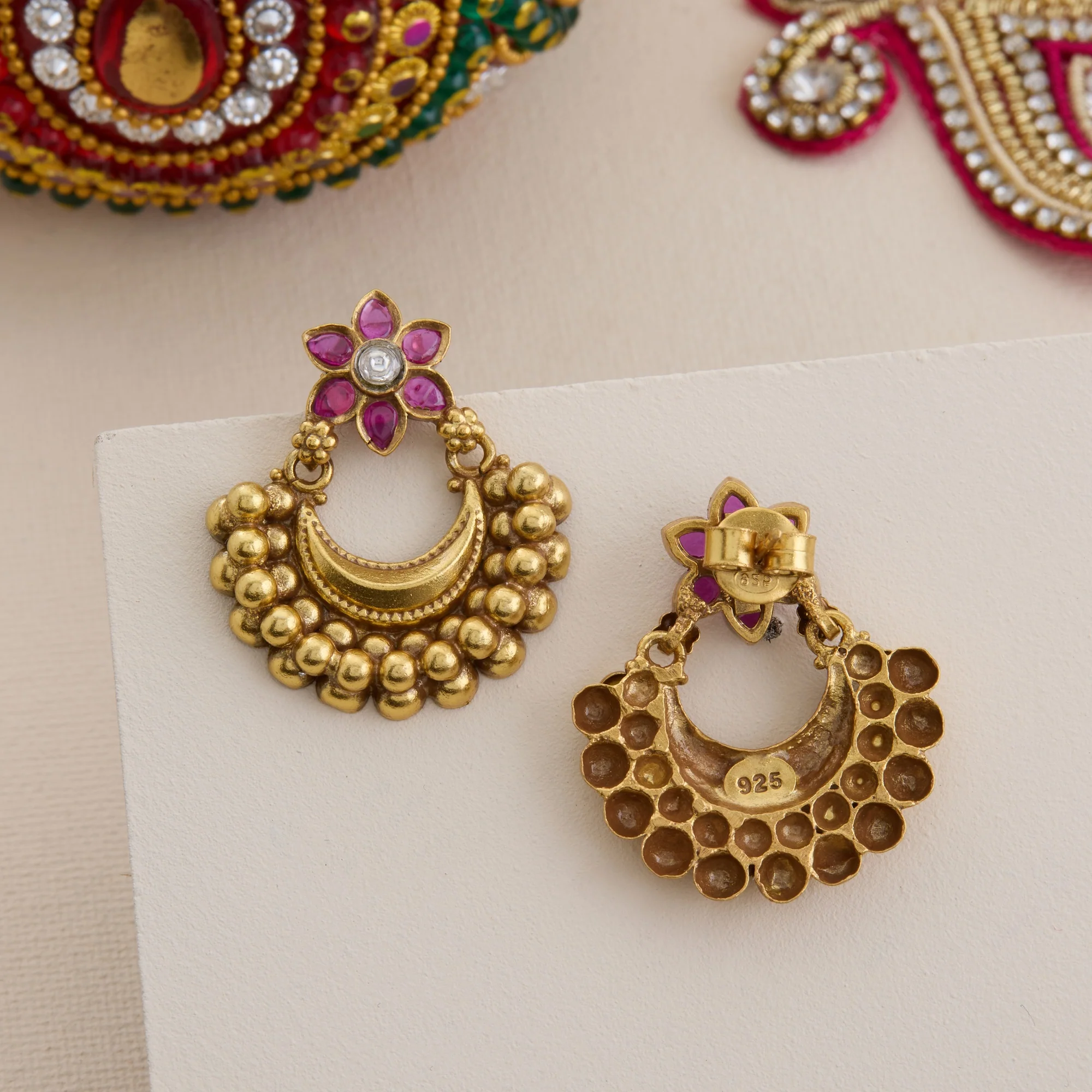 Florbelle Antique Danglers - Image 3