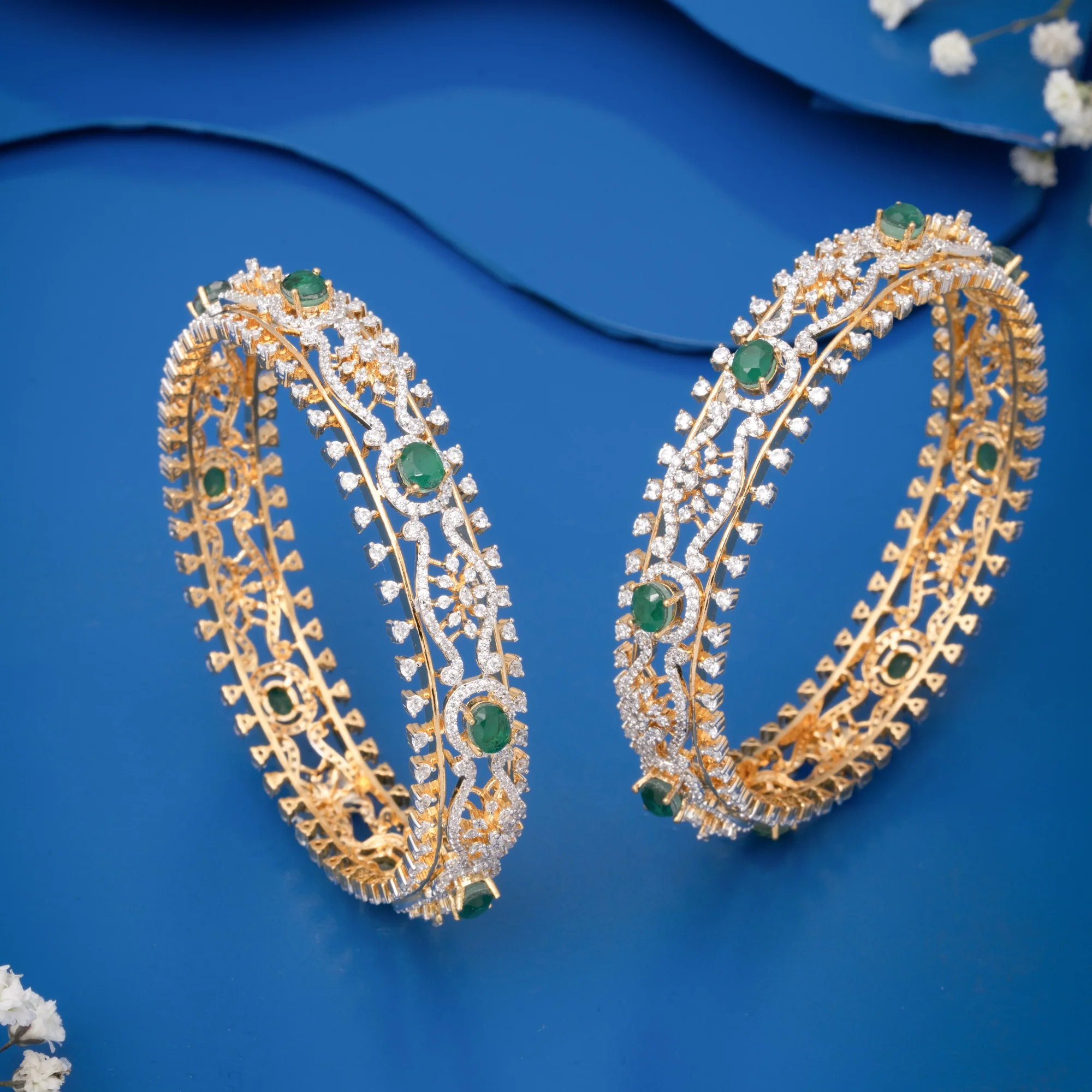 Emeraldia CZ Bangles - Image 3