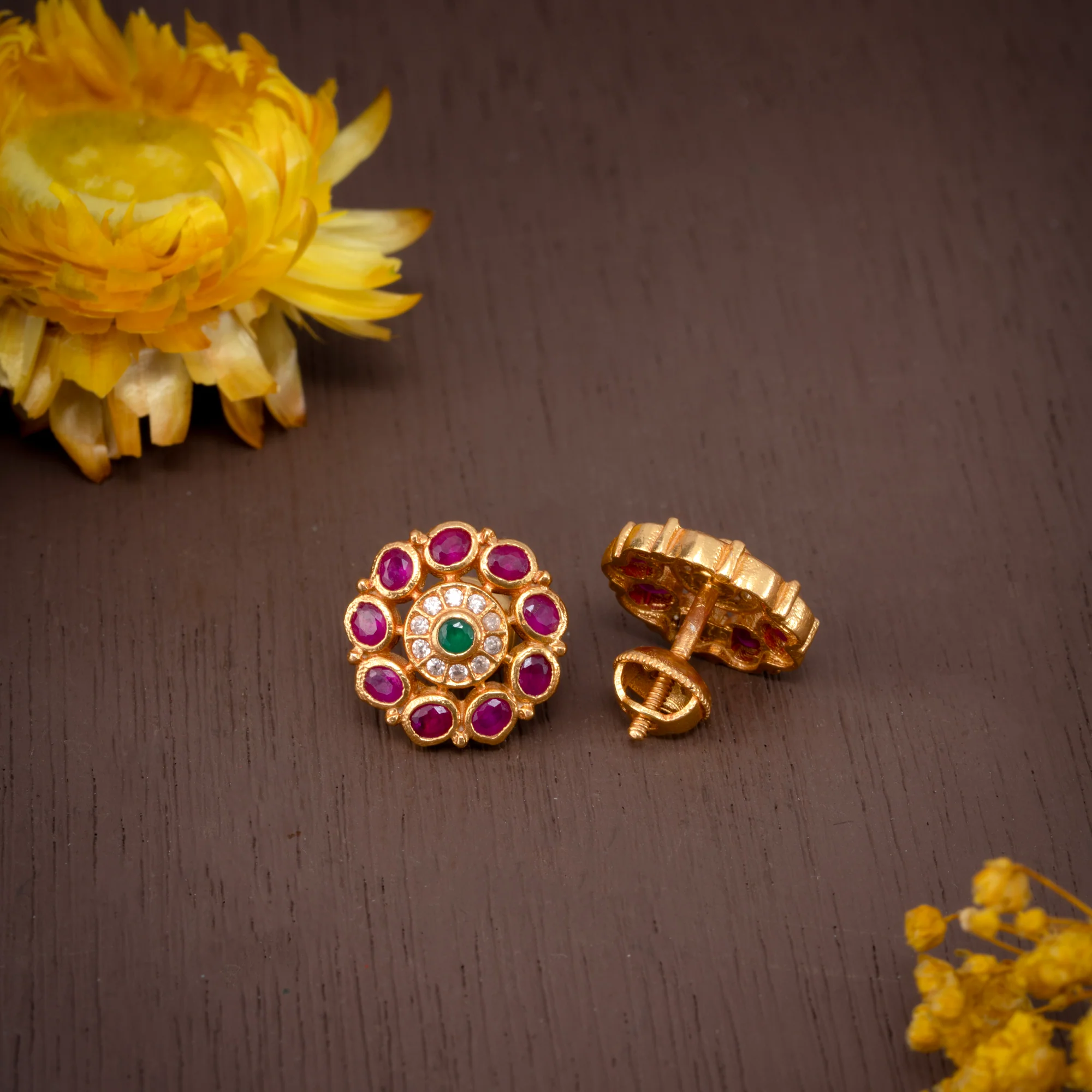 Fleurina Stud Earrings - Image 3