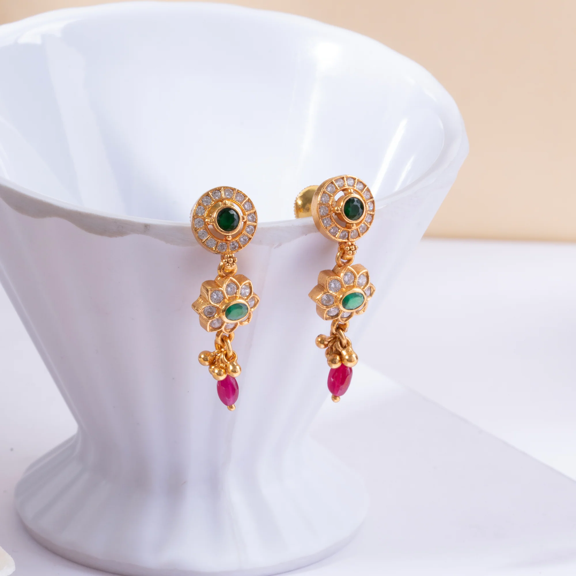 Fleurora Dangle Earrings - Image 2