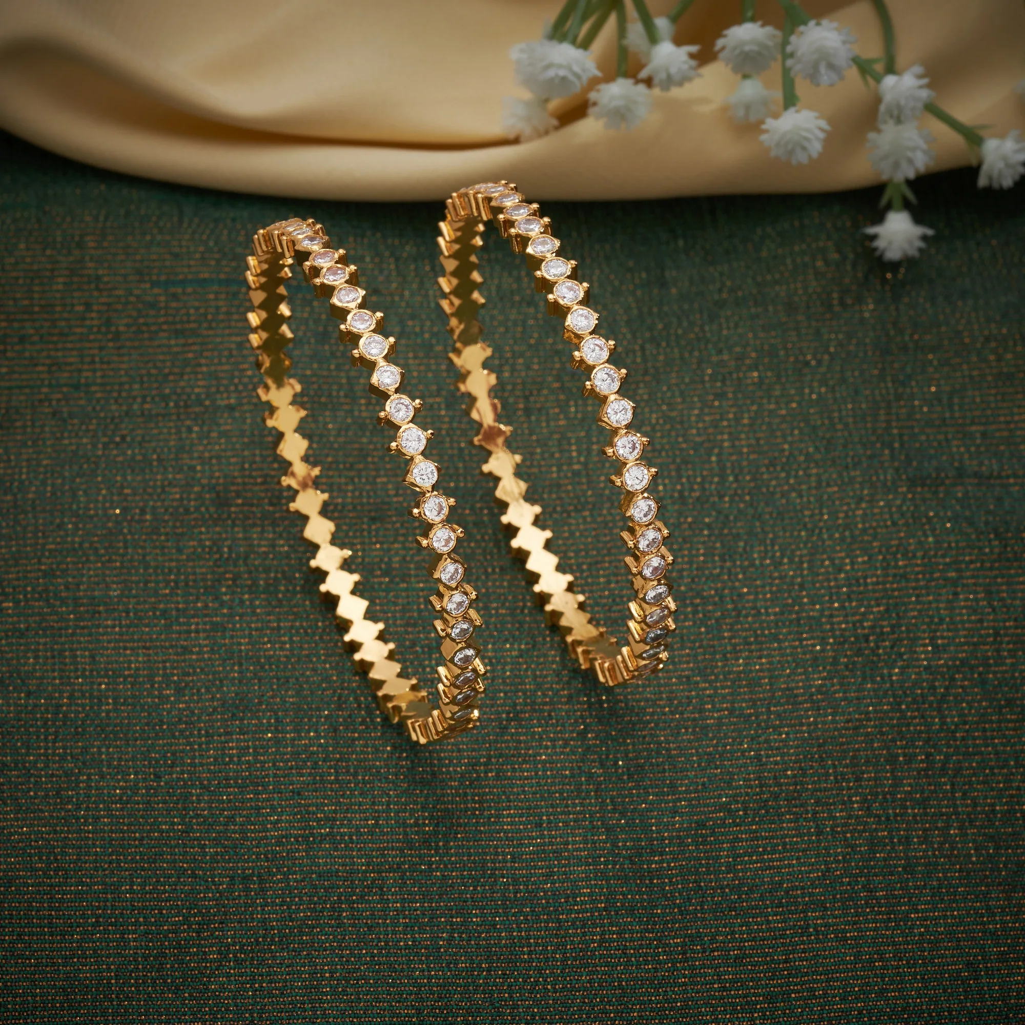 Glimora Stone Bangles
