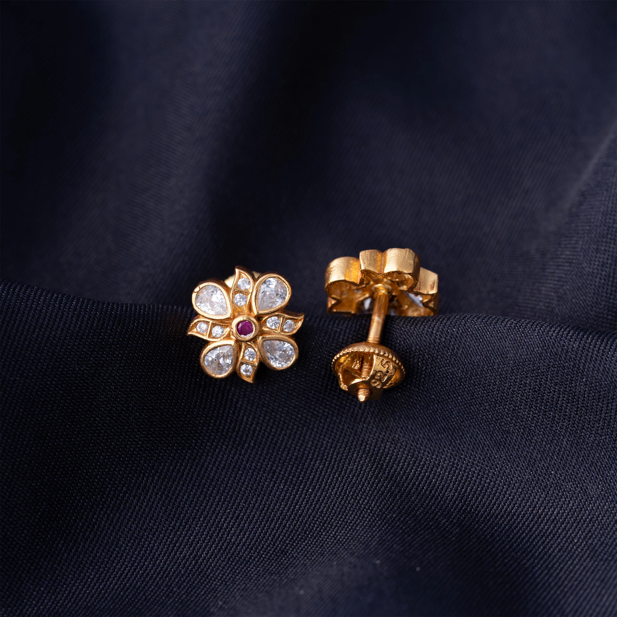 Gulaabsiya Stud Earrings - Image 3