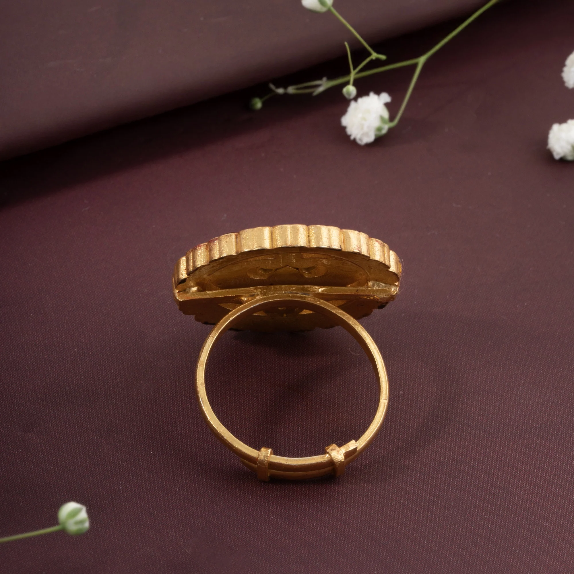 Kundari Mor Adjustable Ring - Image 3