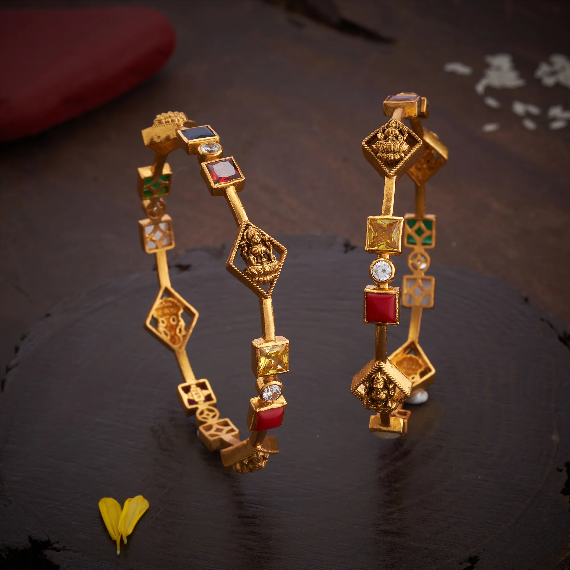 Lakshmi Chatushra Bangles - Image 3
