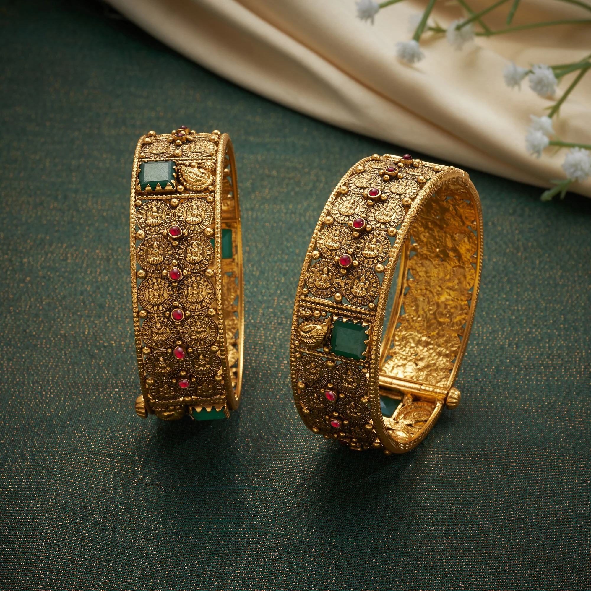 Mani Kaasu Temple Bangles - Image 2