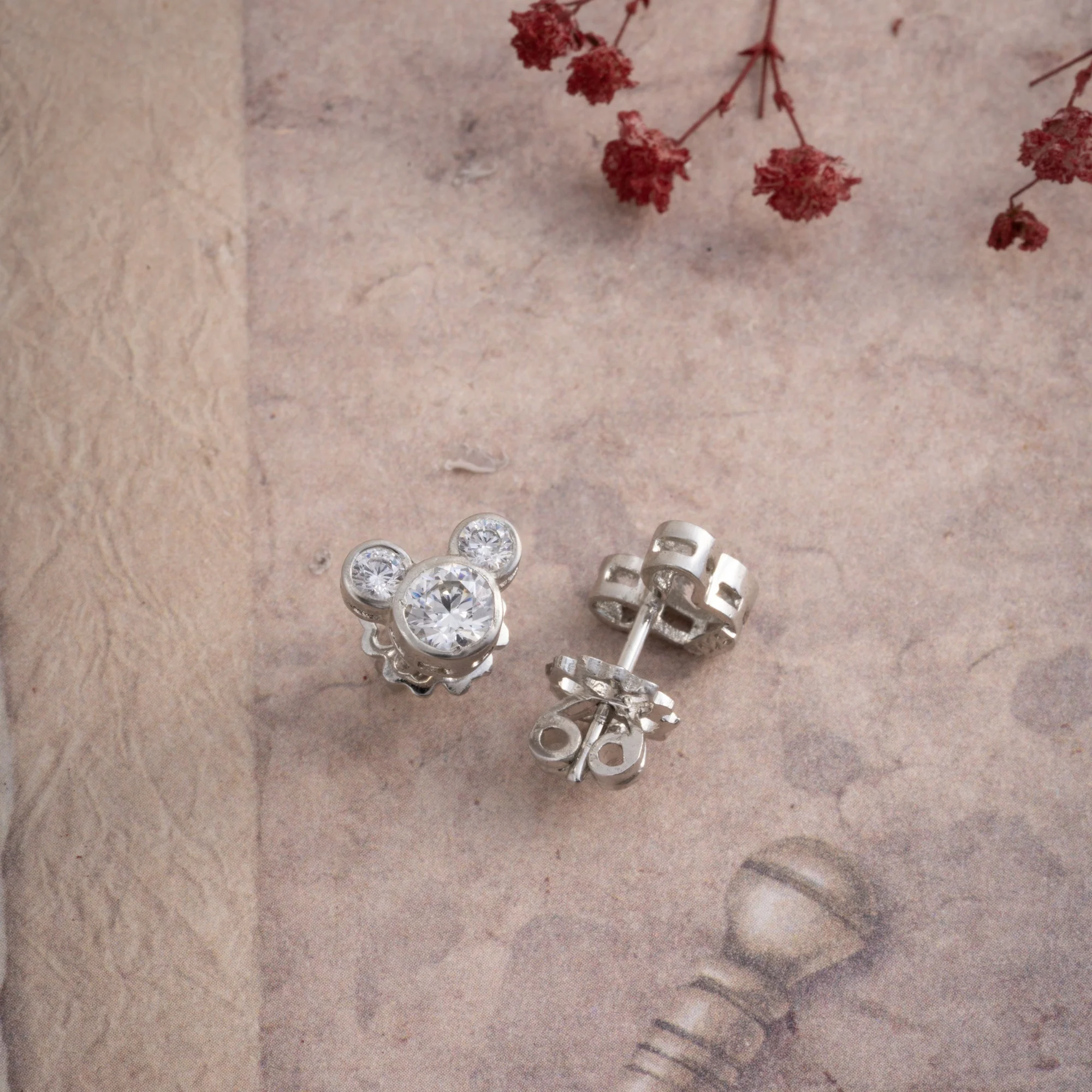 Mickey CZ Studs - Image 2