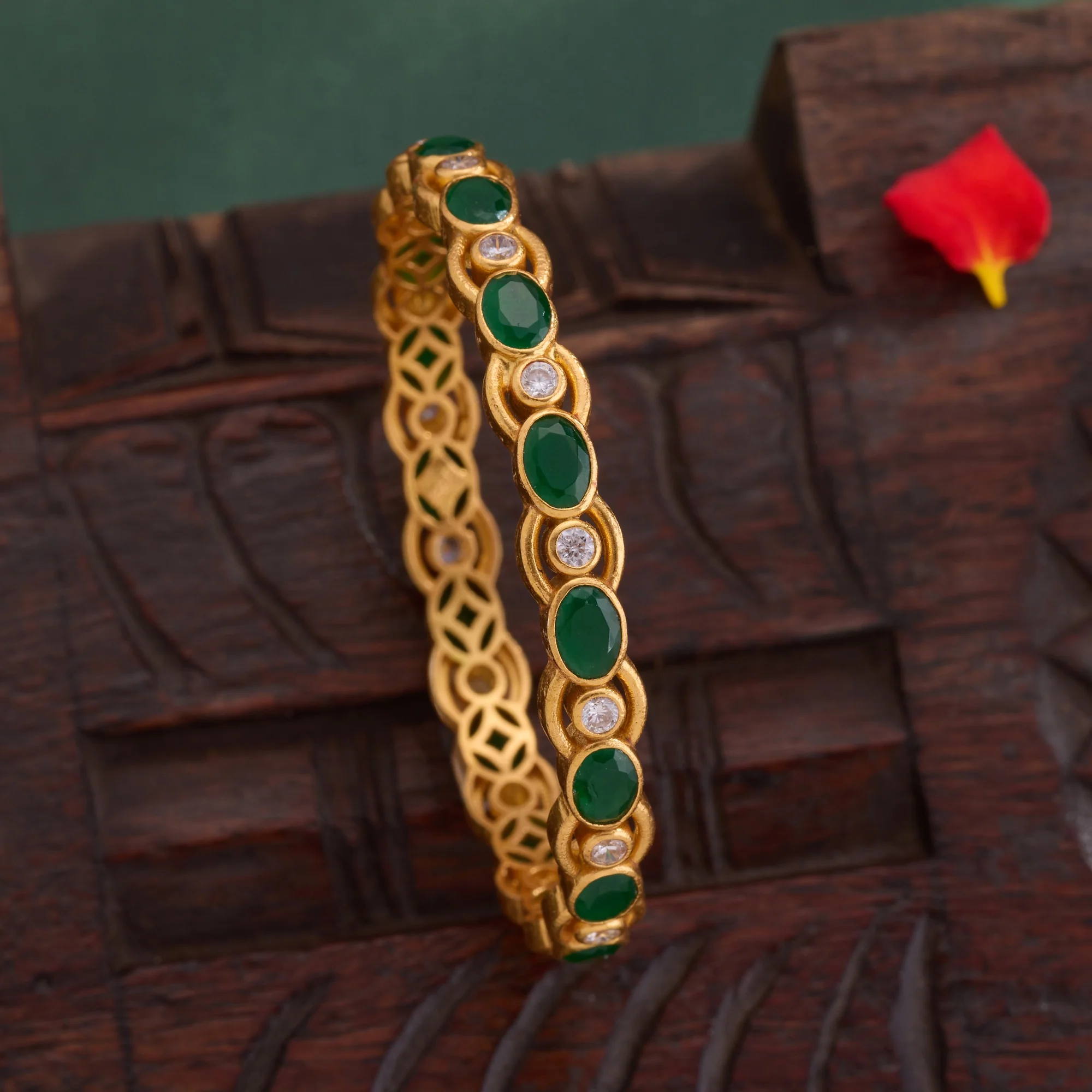 Ovalmera Stone Bangles - Image 3