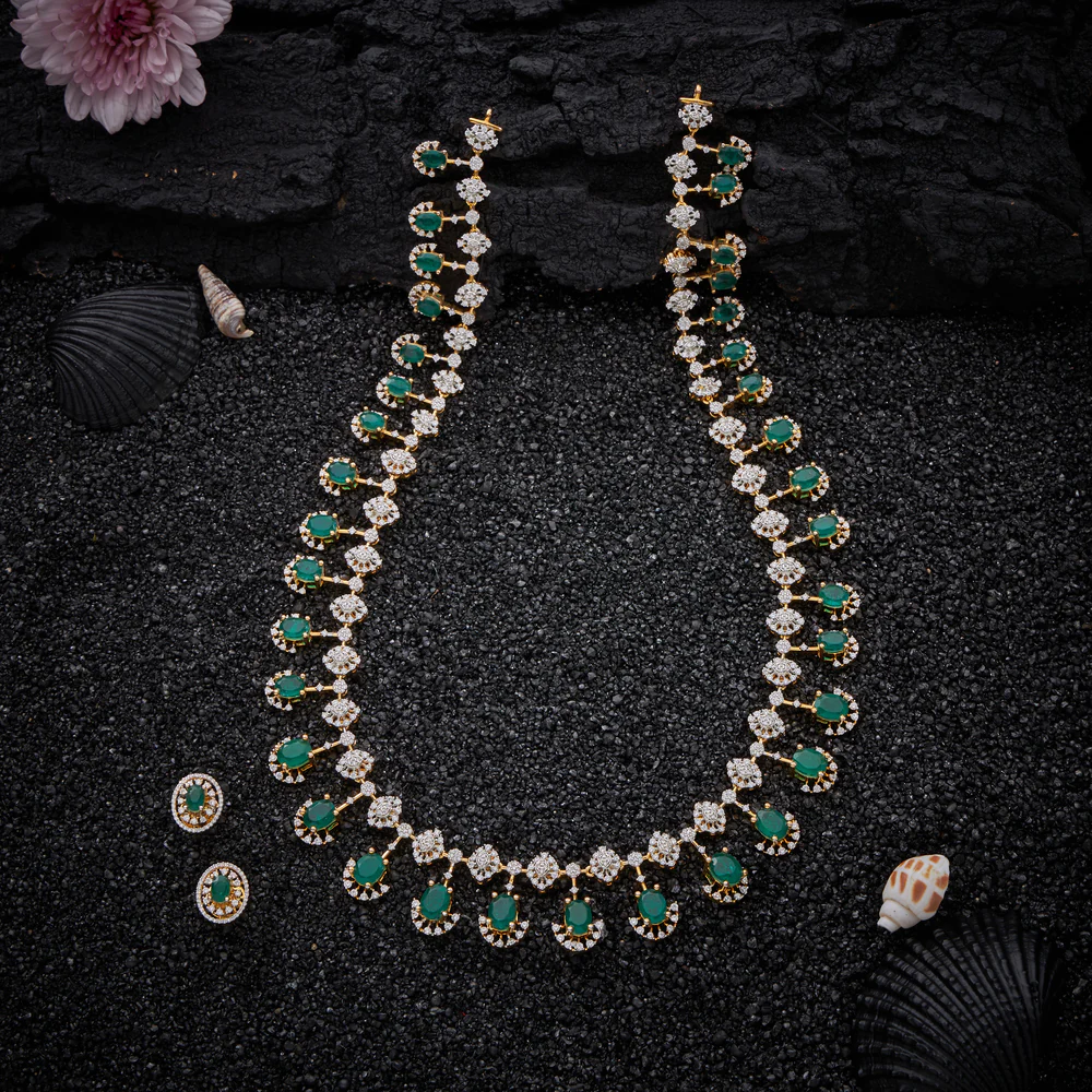 Ovaluxe Zircon Necklace Set