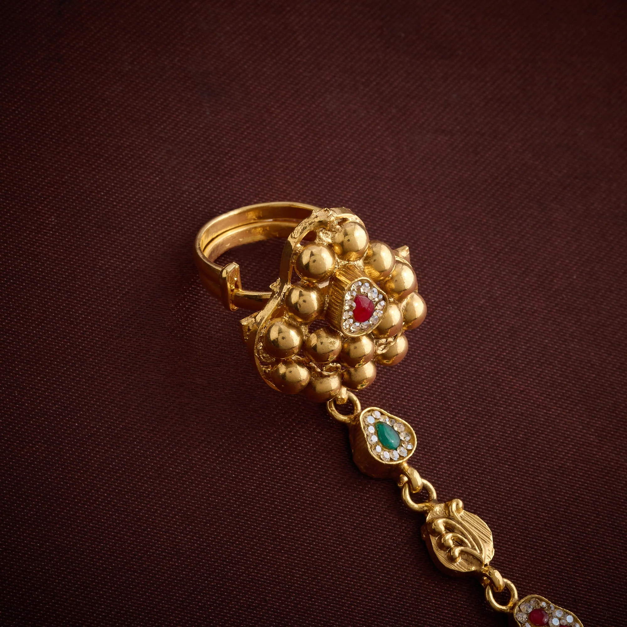 Pallavi Antique Haath Phool - Image 3