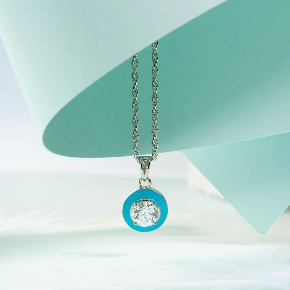 Azure Sparkle Pendant Set - Image 3