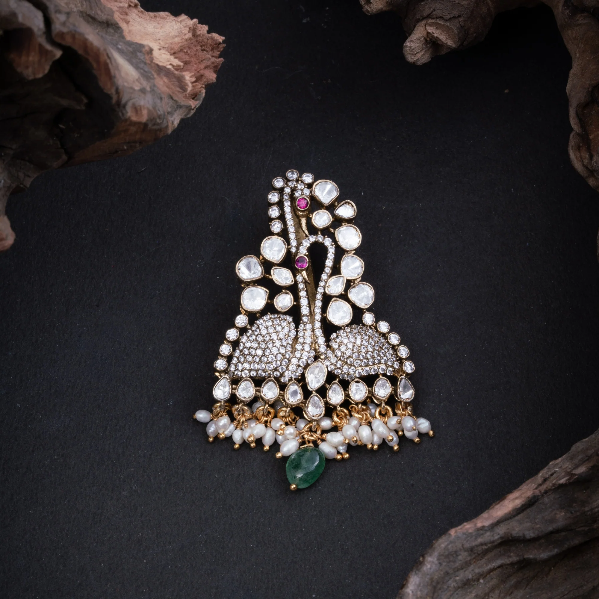 Prems’ Swan Pendant Set - Image 2
