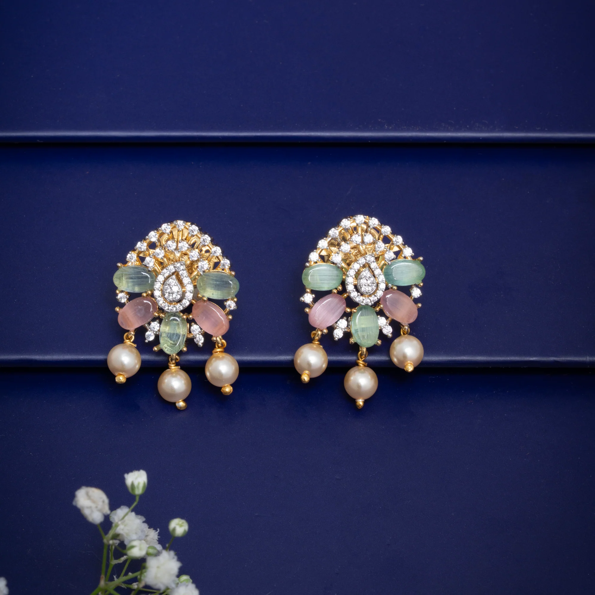 Pinkora Drop Studs