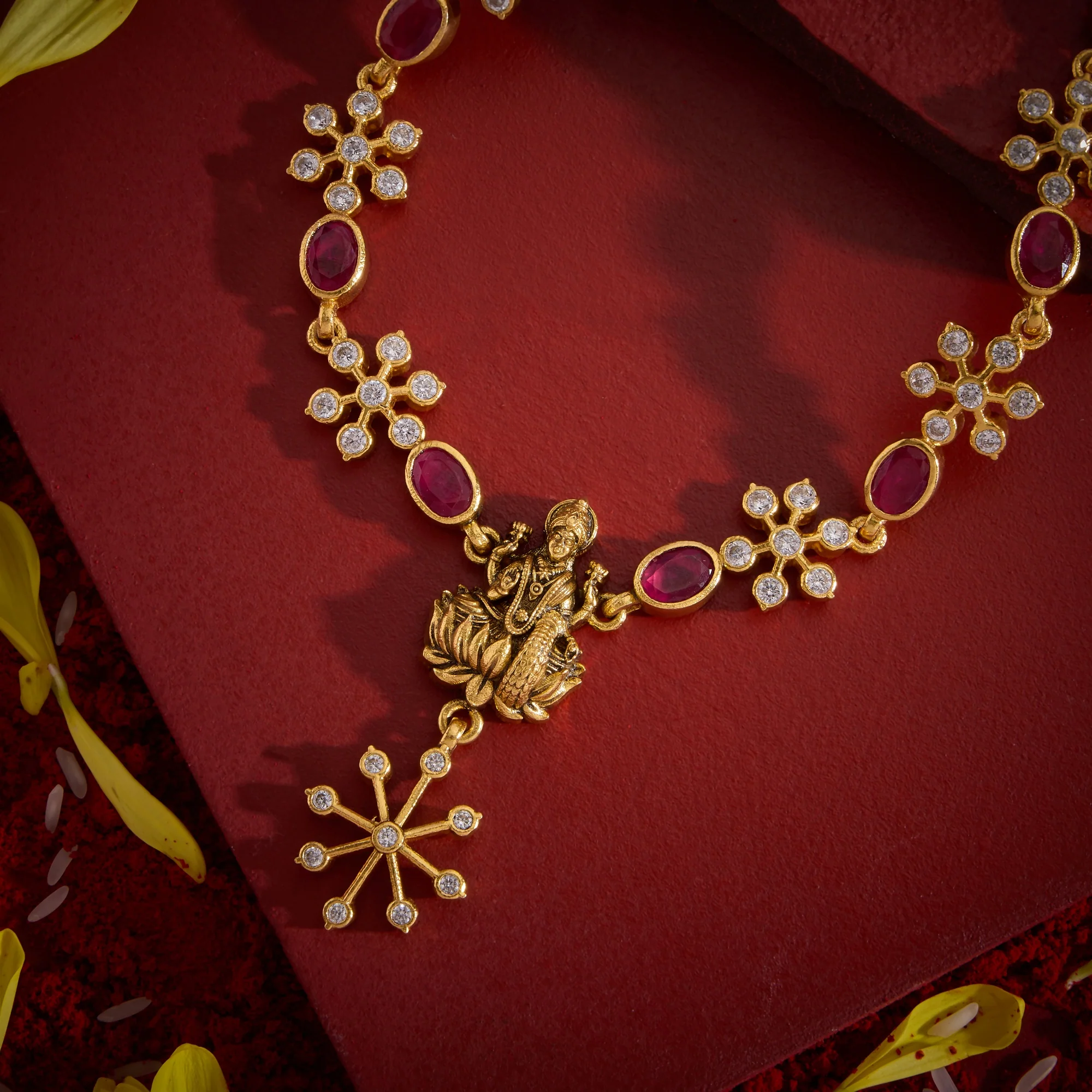 Pushp-Tejas Temple Necklace - Image 2