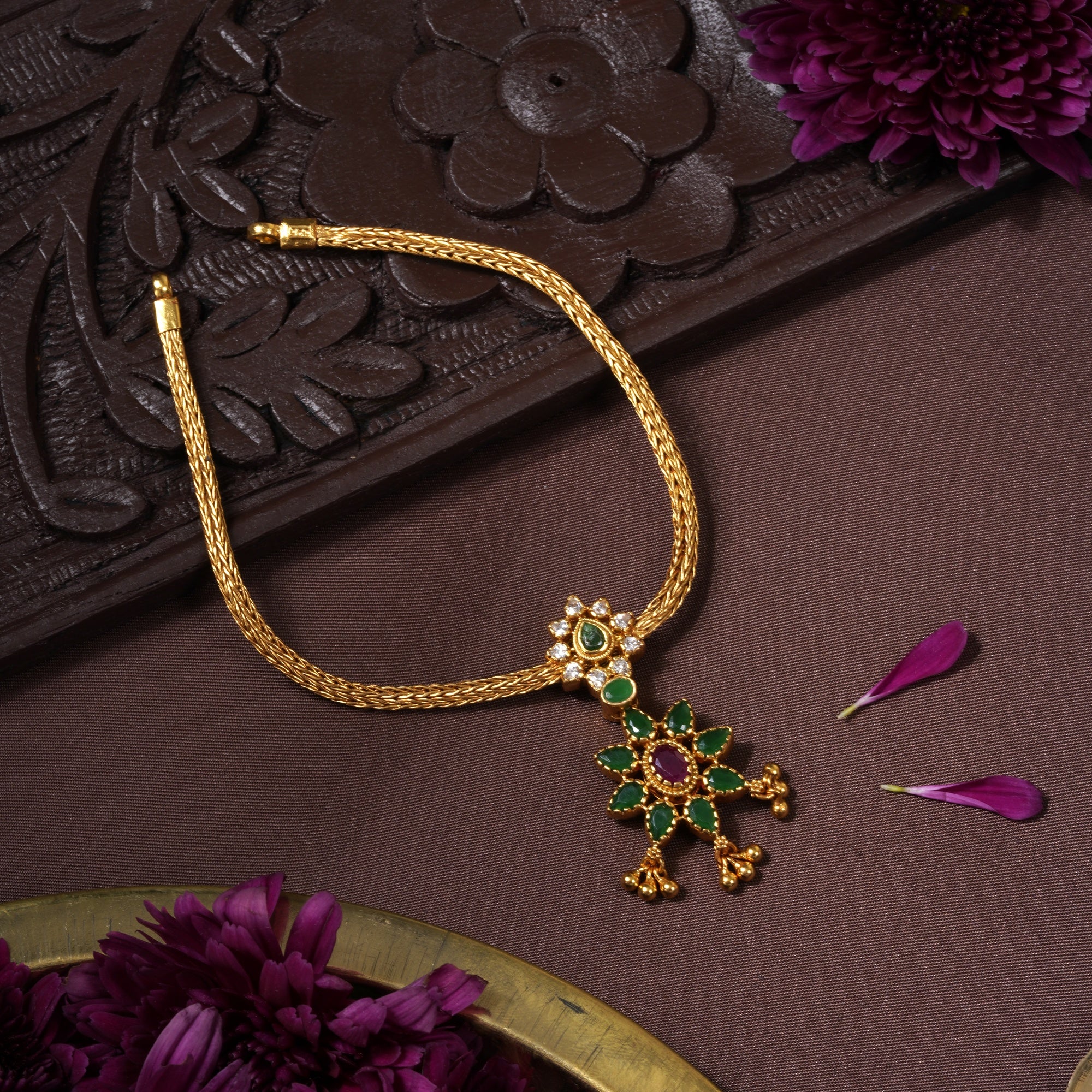 Pushpa Reversible Necklace