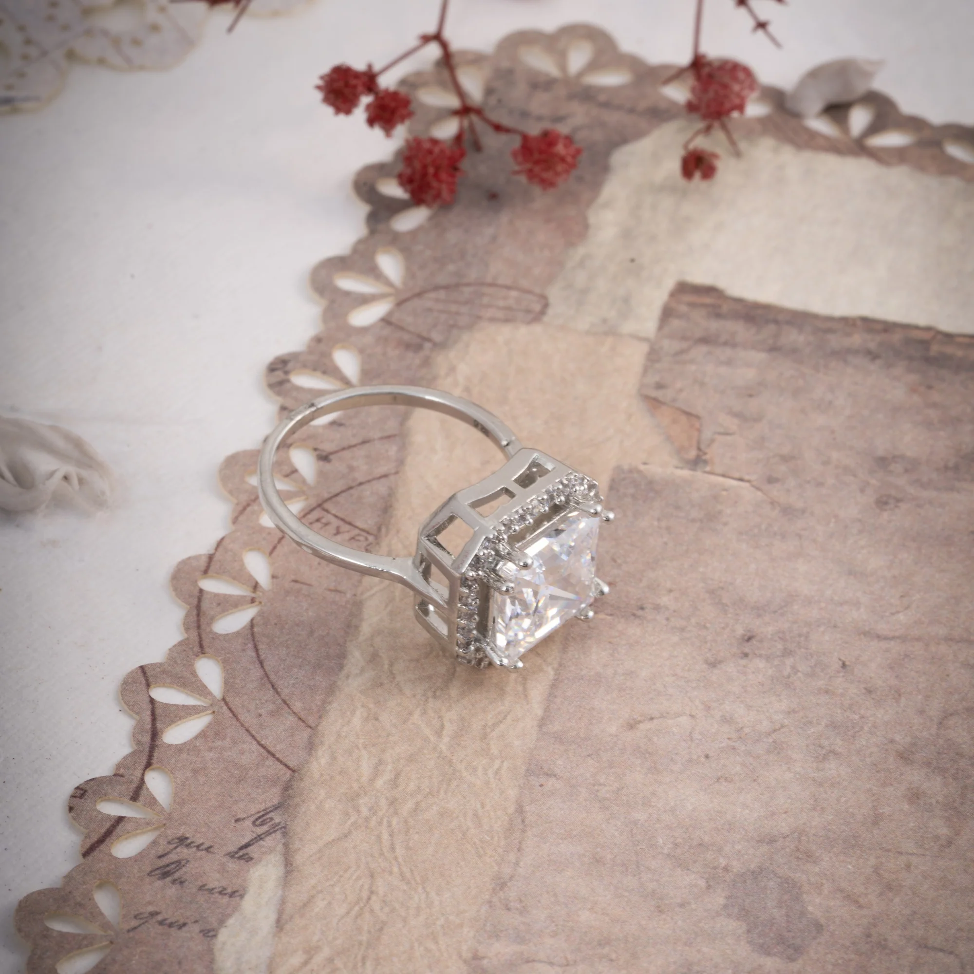 Recta Glow CZ Ring - Image 2