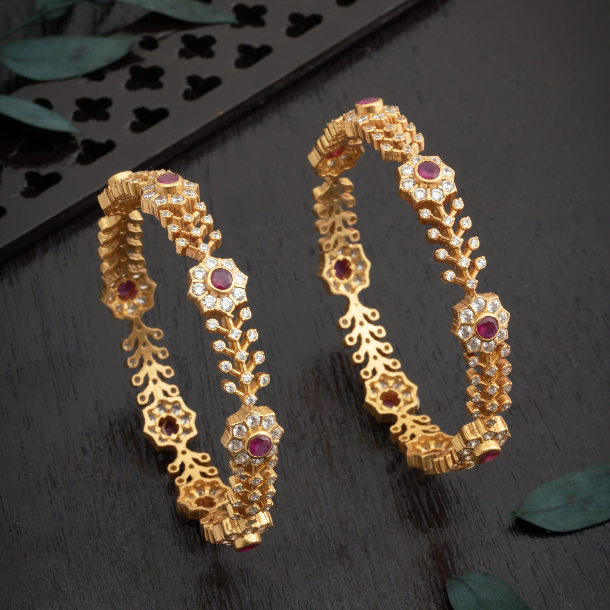 Rosaria Ruby Bangles