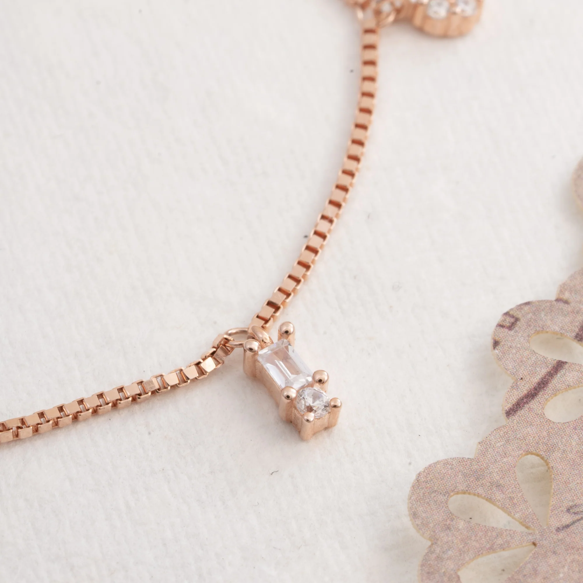 Rosé Charm Bracelet - Image 2