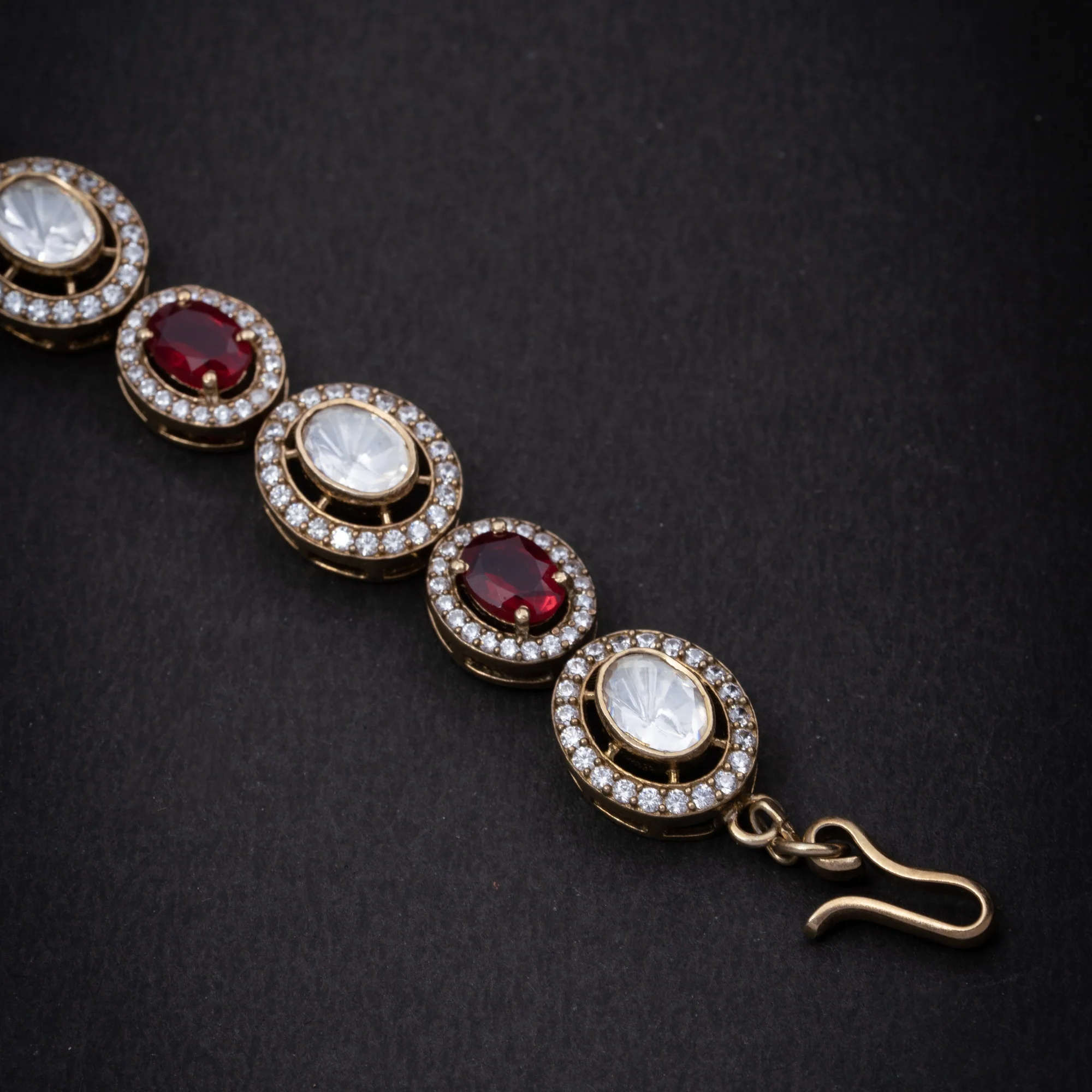 Rubellite Oval Bracelet - Image 3