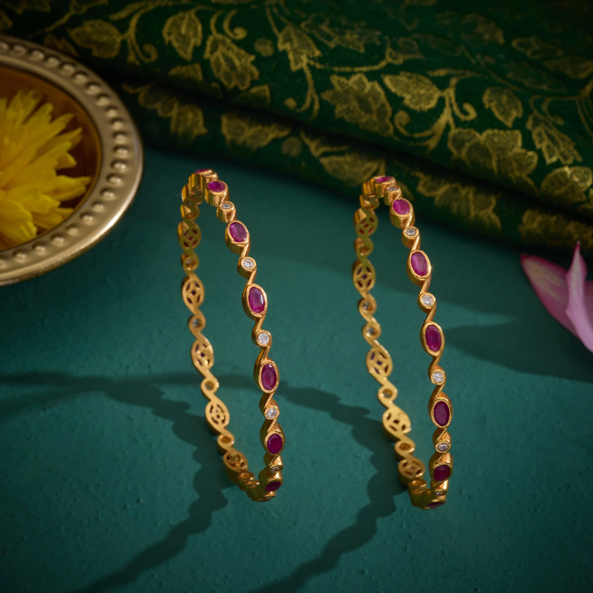 Ruby Oviara Bangles