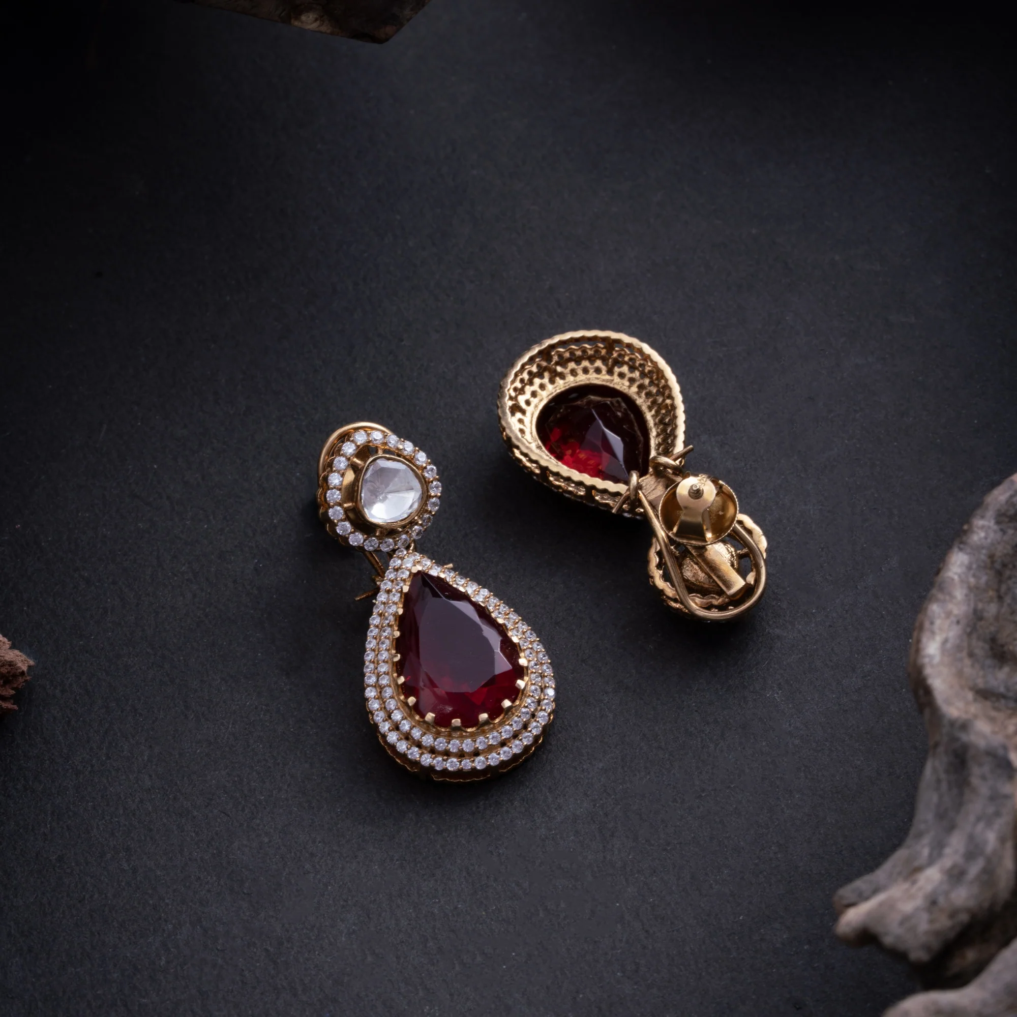 Ruby Trilia Danglers - Image 3