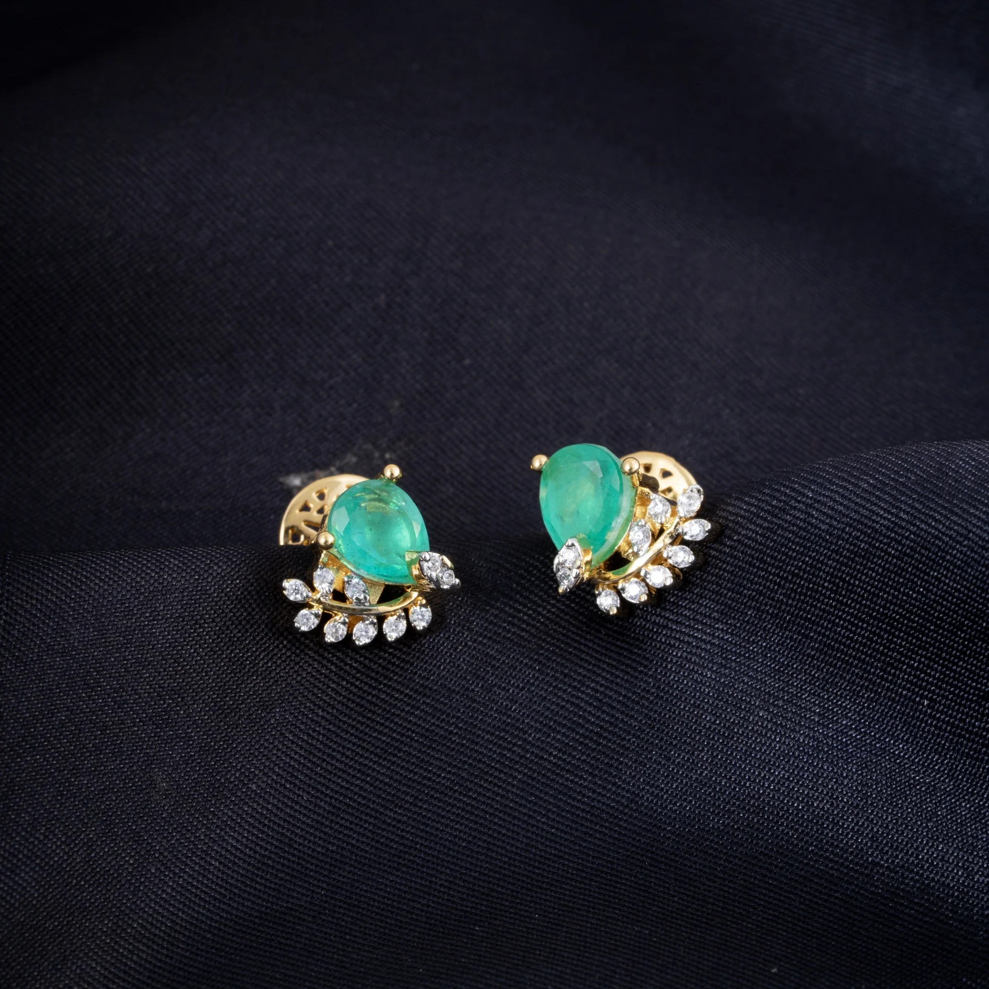 Serapha Pear Studs