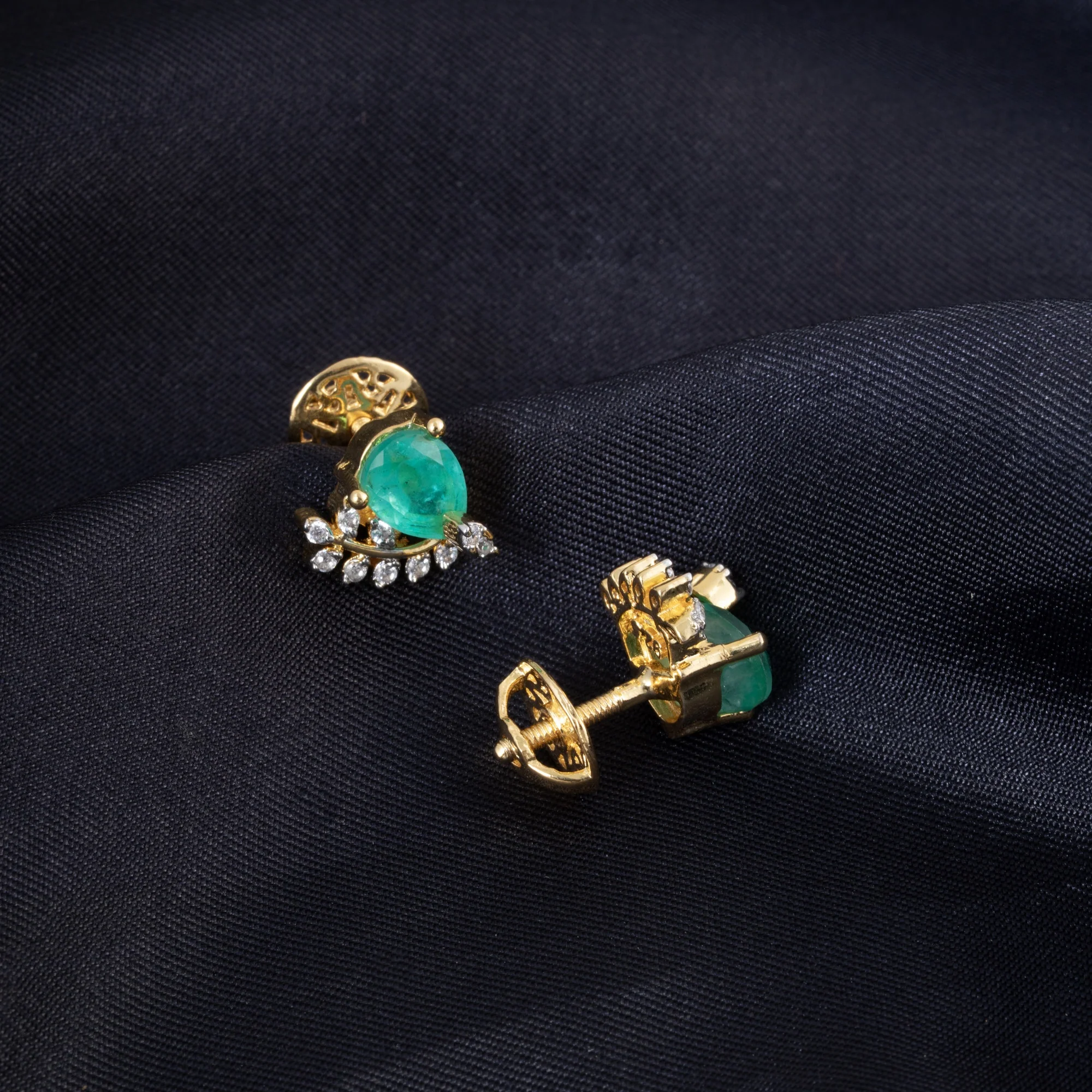 Serapha Pear Studs - Image 3