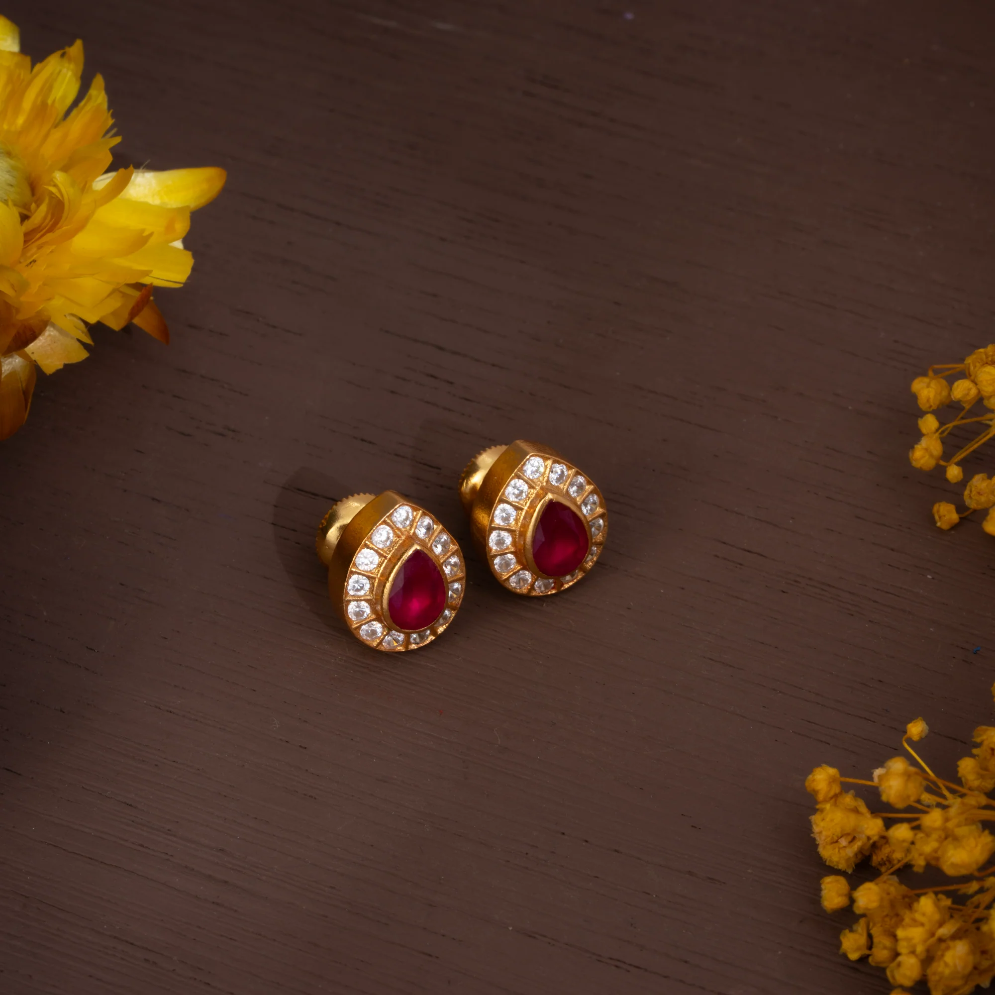 Rubeara Stud Earrings - Image 2