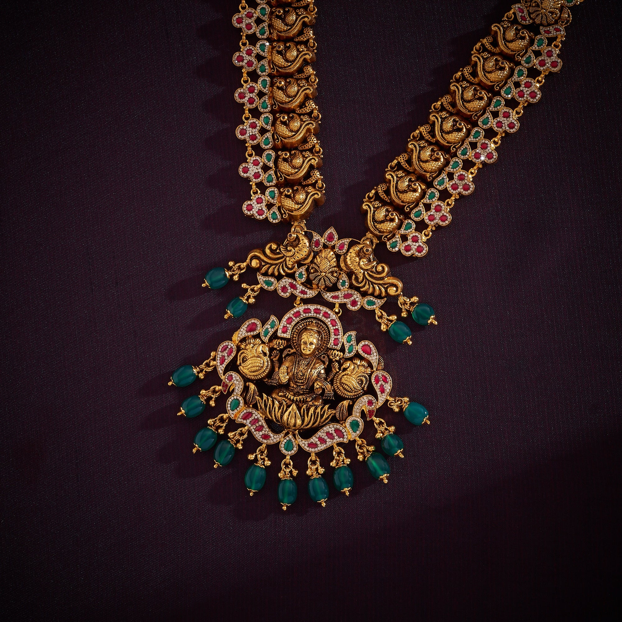 Adi-Lakshmi Temple Necklace - Image 2