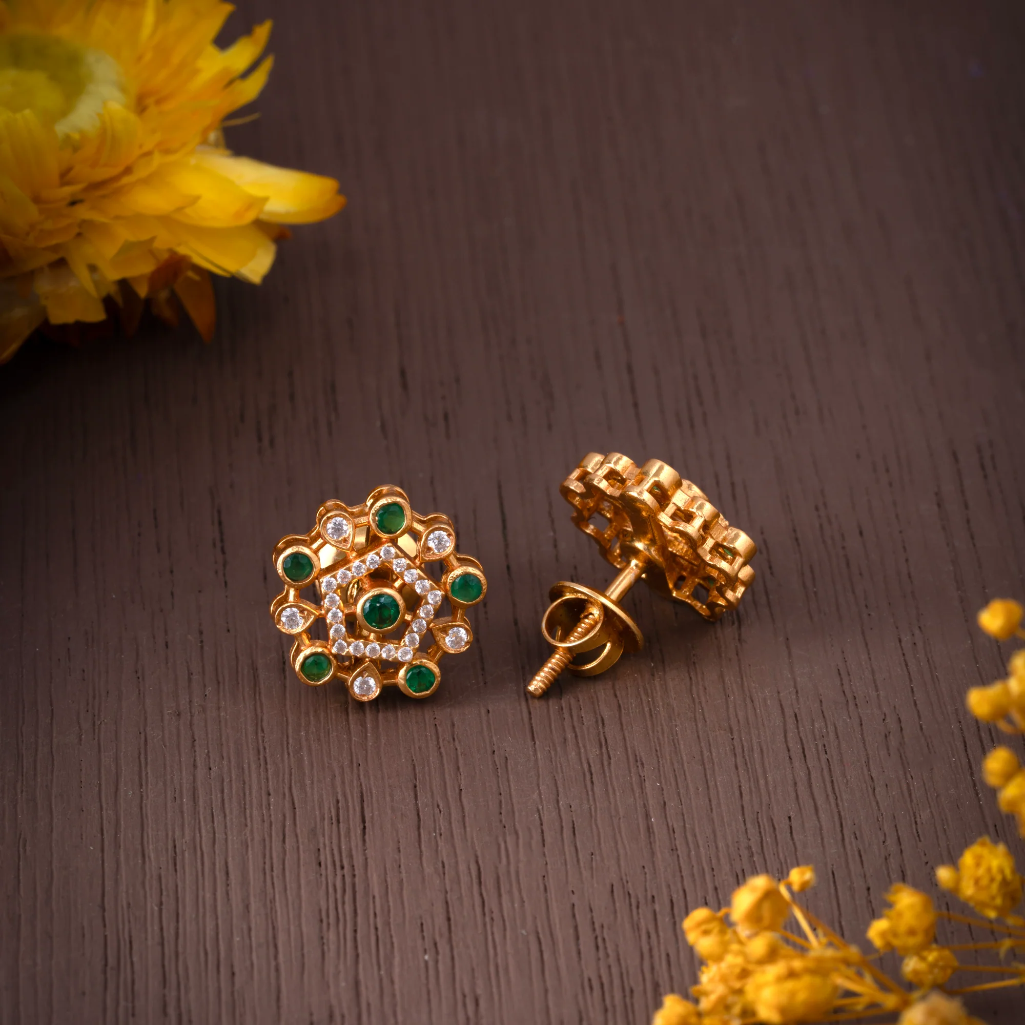 Pushpika Stud Earrings - Image 3