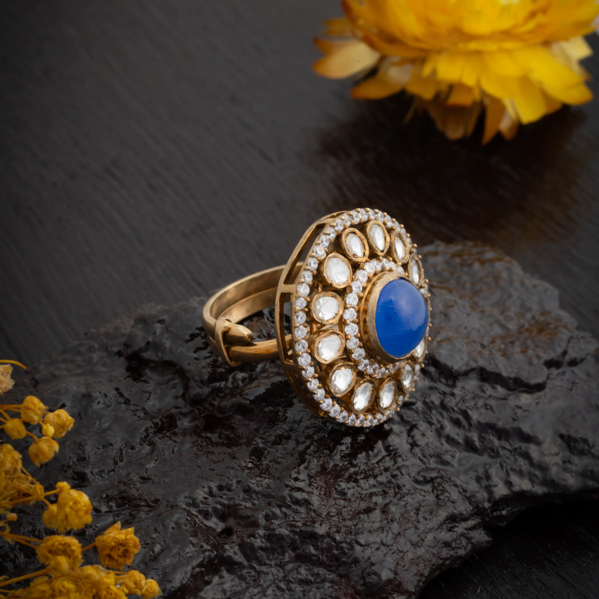 Violet Orb Victorian Ring - Image 2