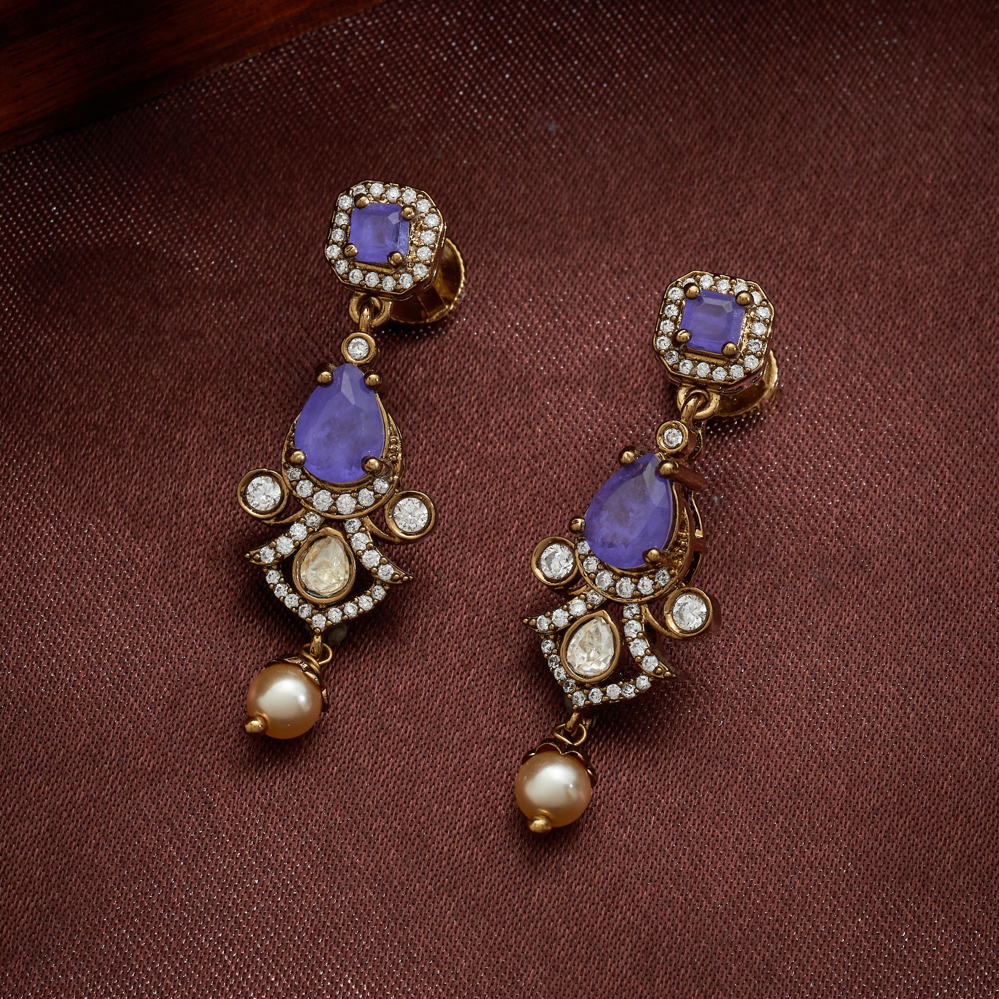 Violet Victorian Necklace Set - Image 3